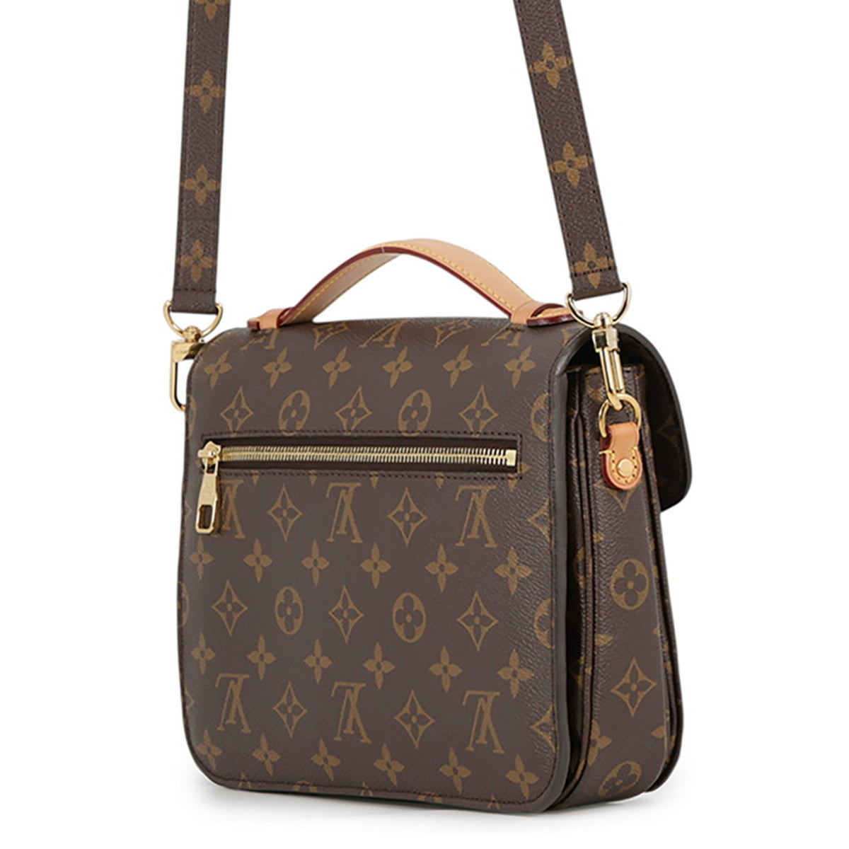 Louis Vuitton Monogram Brown Monogram Handbag Pochette Shoulder Bag (Pre-Owned)