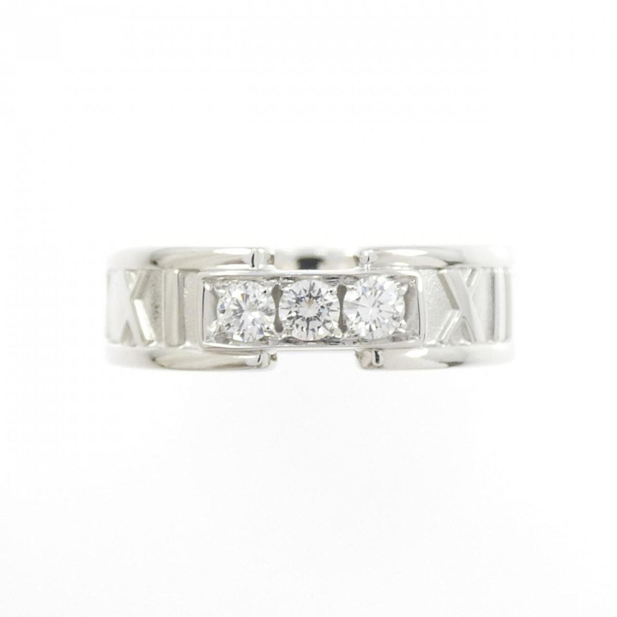 Tiffany White Gold (18K) Band Ring (Pre-Owned)