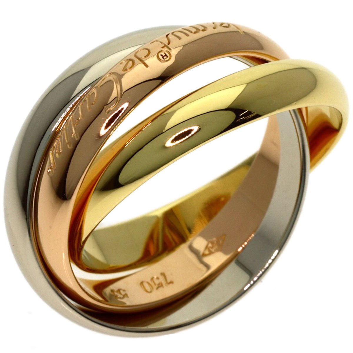 Cartier Yellow Gold (18K) Pink Gold (18K) White Gold (18K) Band Ring (Pre-Owned)