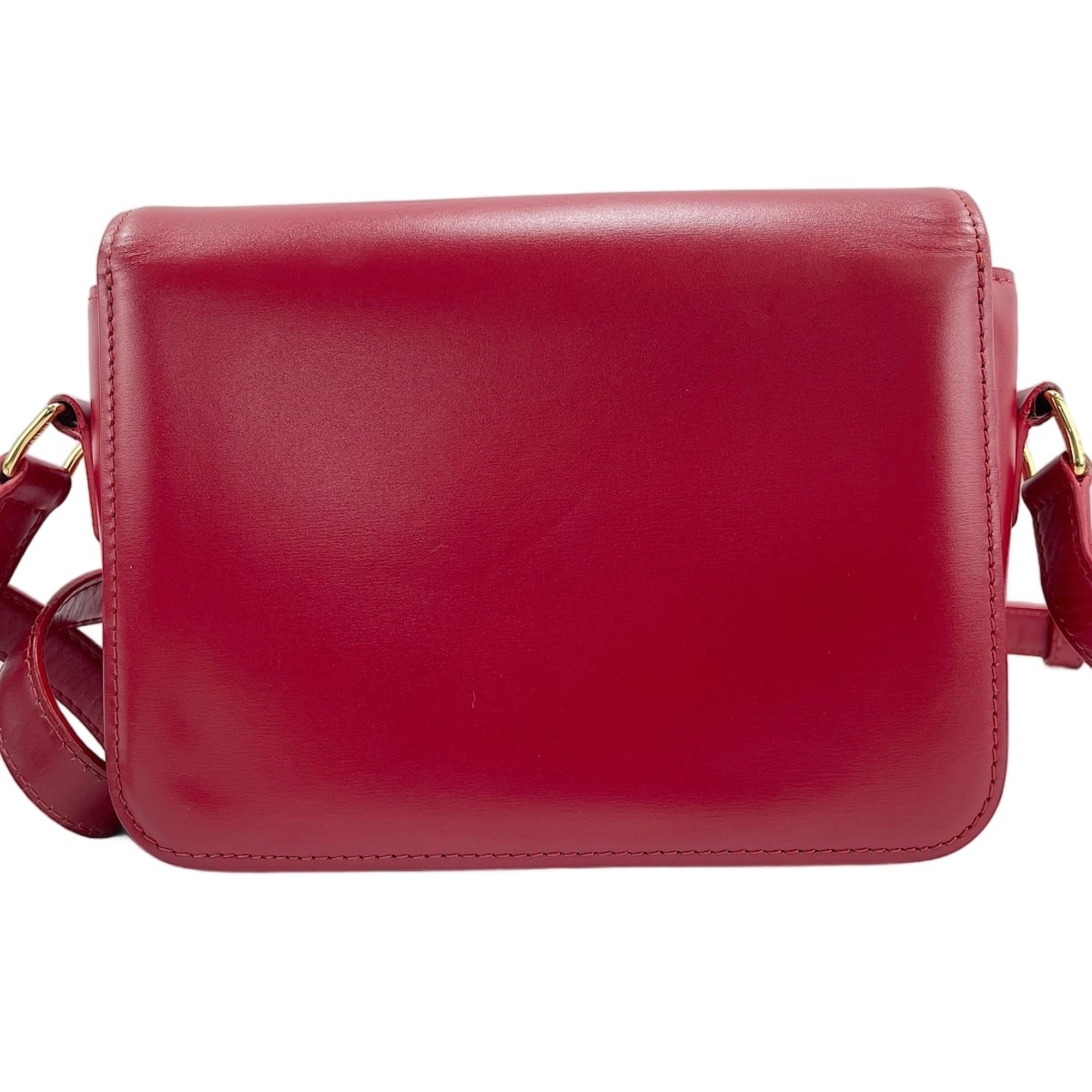 Celine Red Color Shoulder Bag (Pre-Owned)