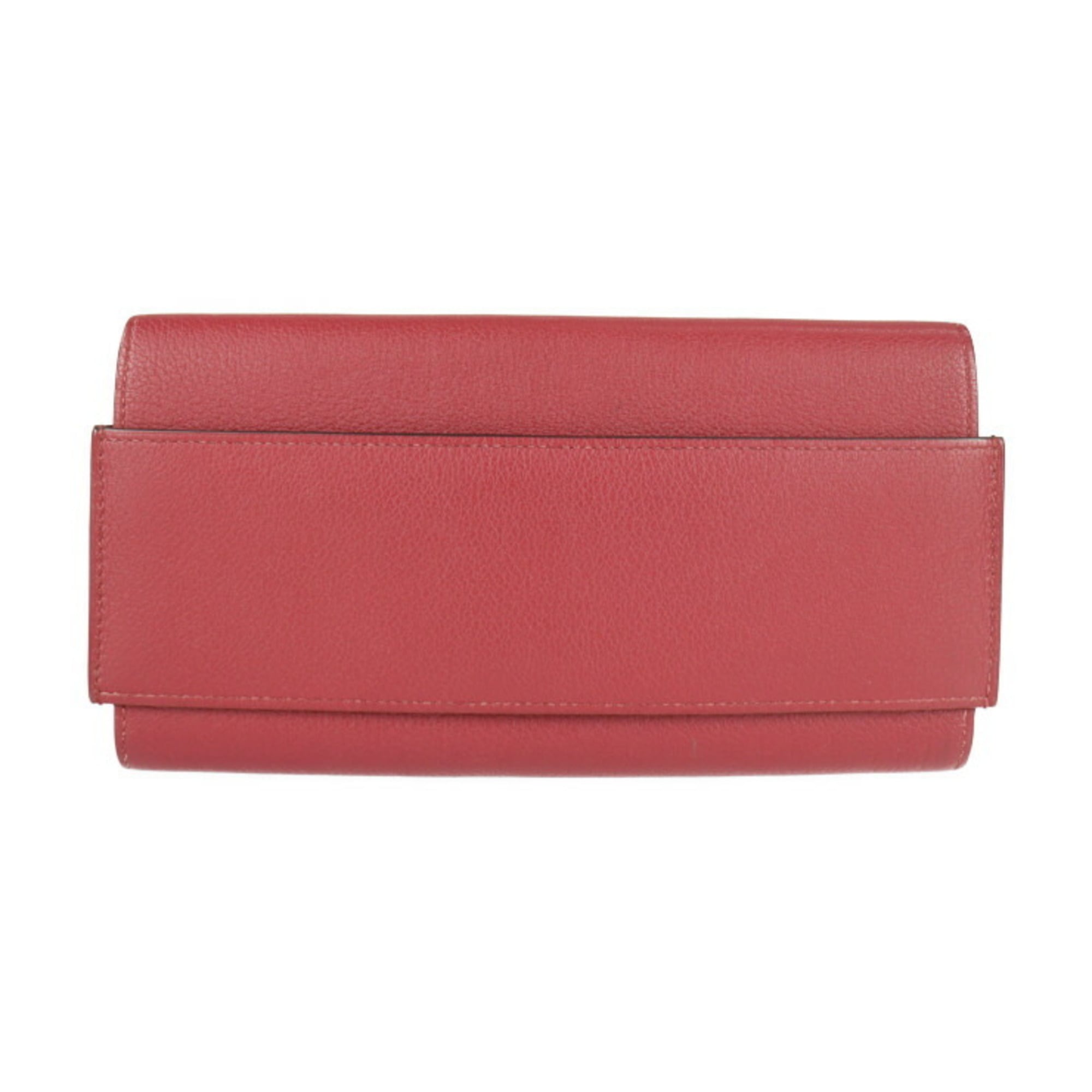 Hermes Red Color Rouge Grenat Wallet (Bi-Fold) (Pre-Owned)