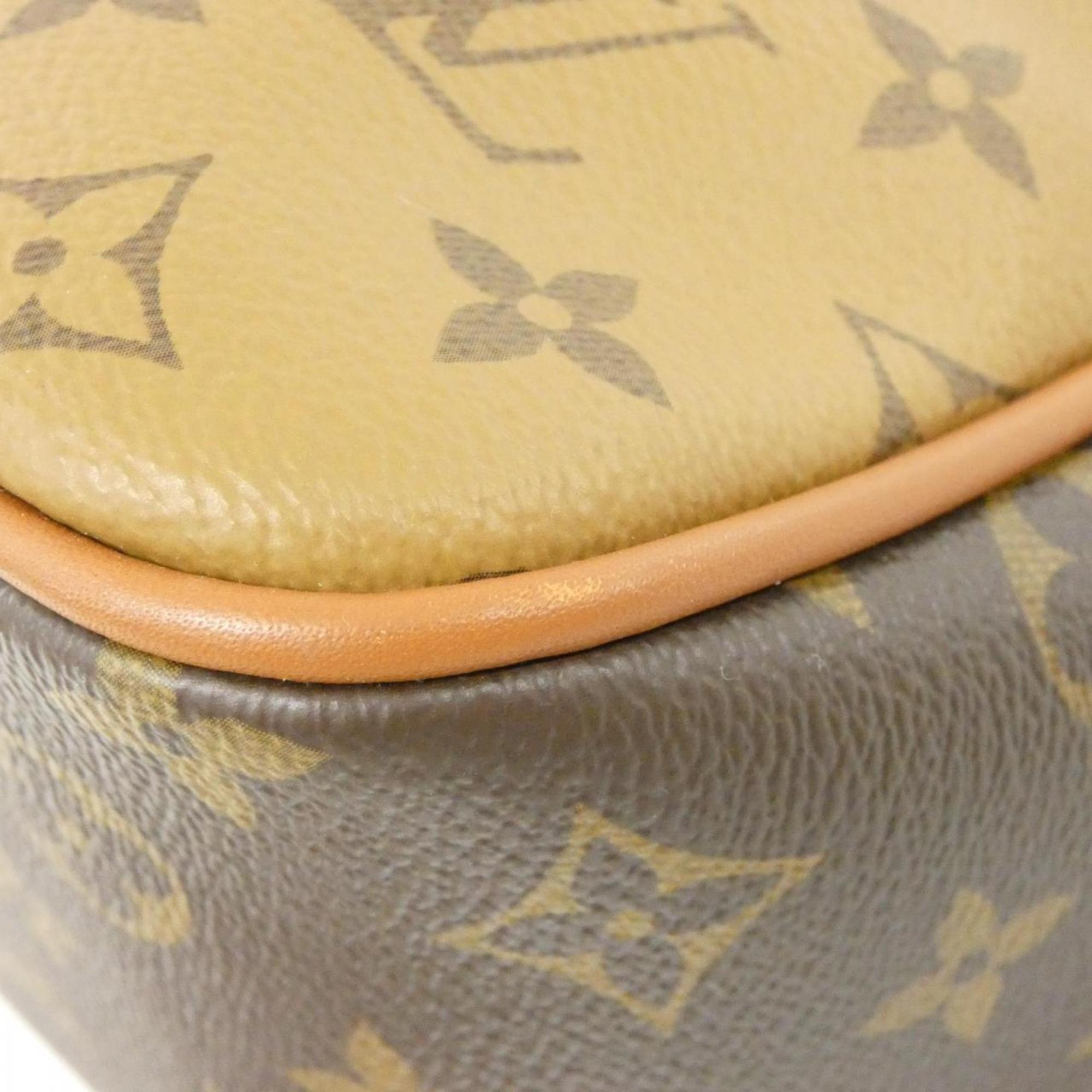 Louis Vuitton Monogram Marron Coated Canvas Shoulder Bag (Pre-Owned)