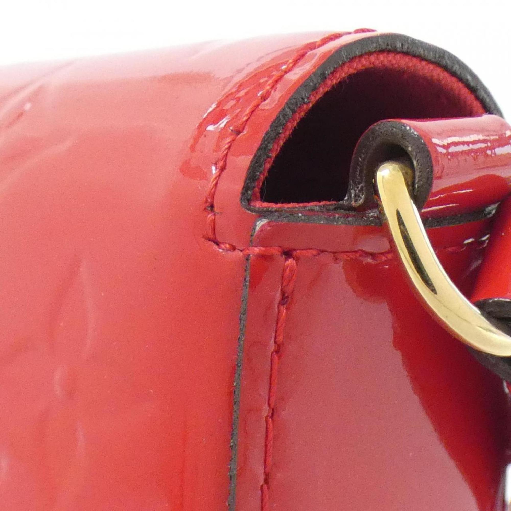 Louis Vuitton Cerise Red Color Leather Shoulder Bag (Pre-Owned)
