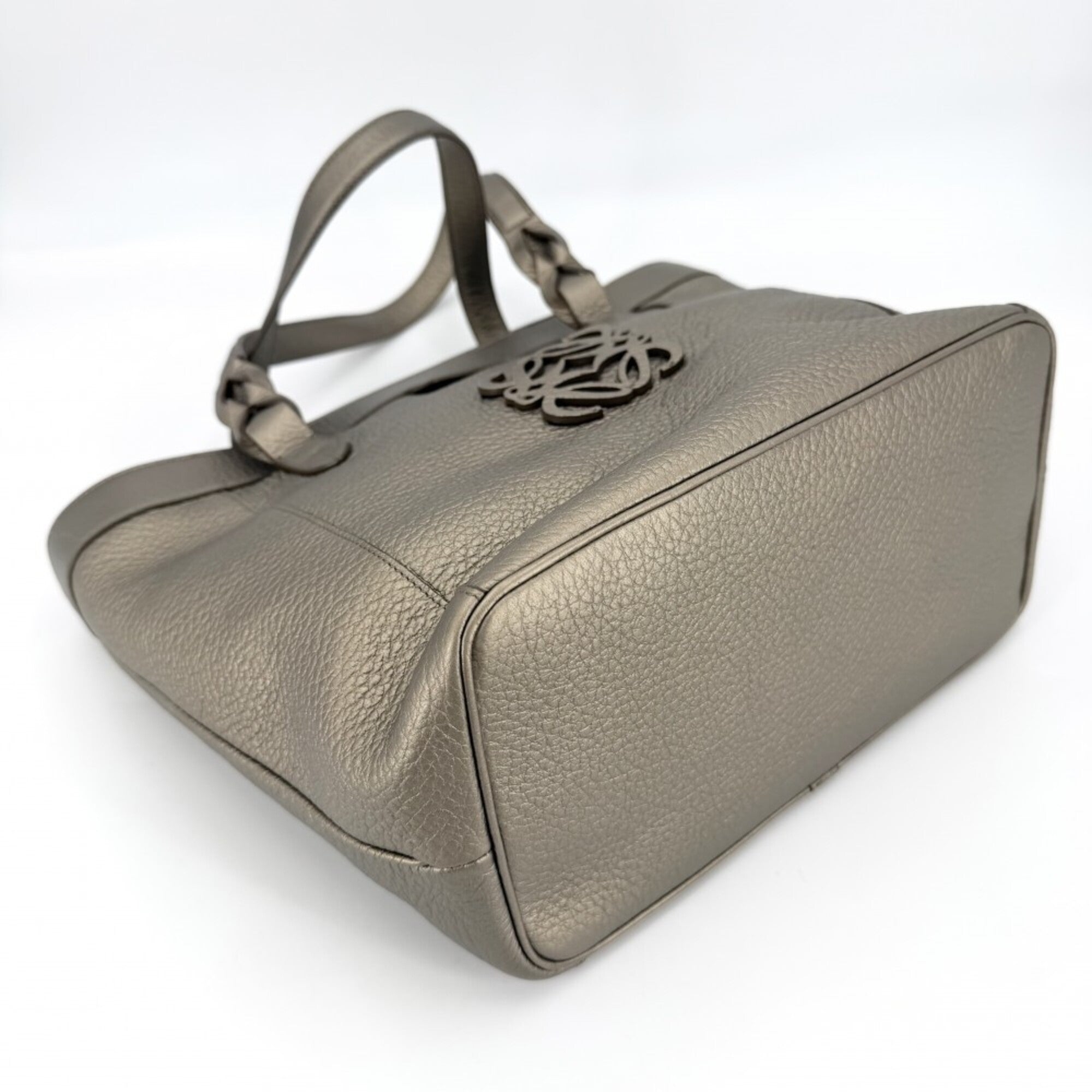 Loewe Gold Leather Handbag Tote Bag (Pre-Owned)
