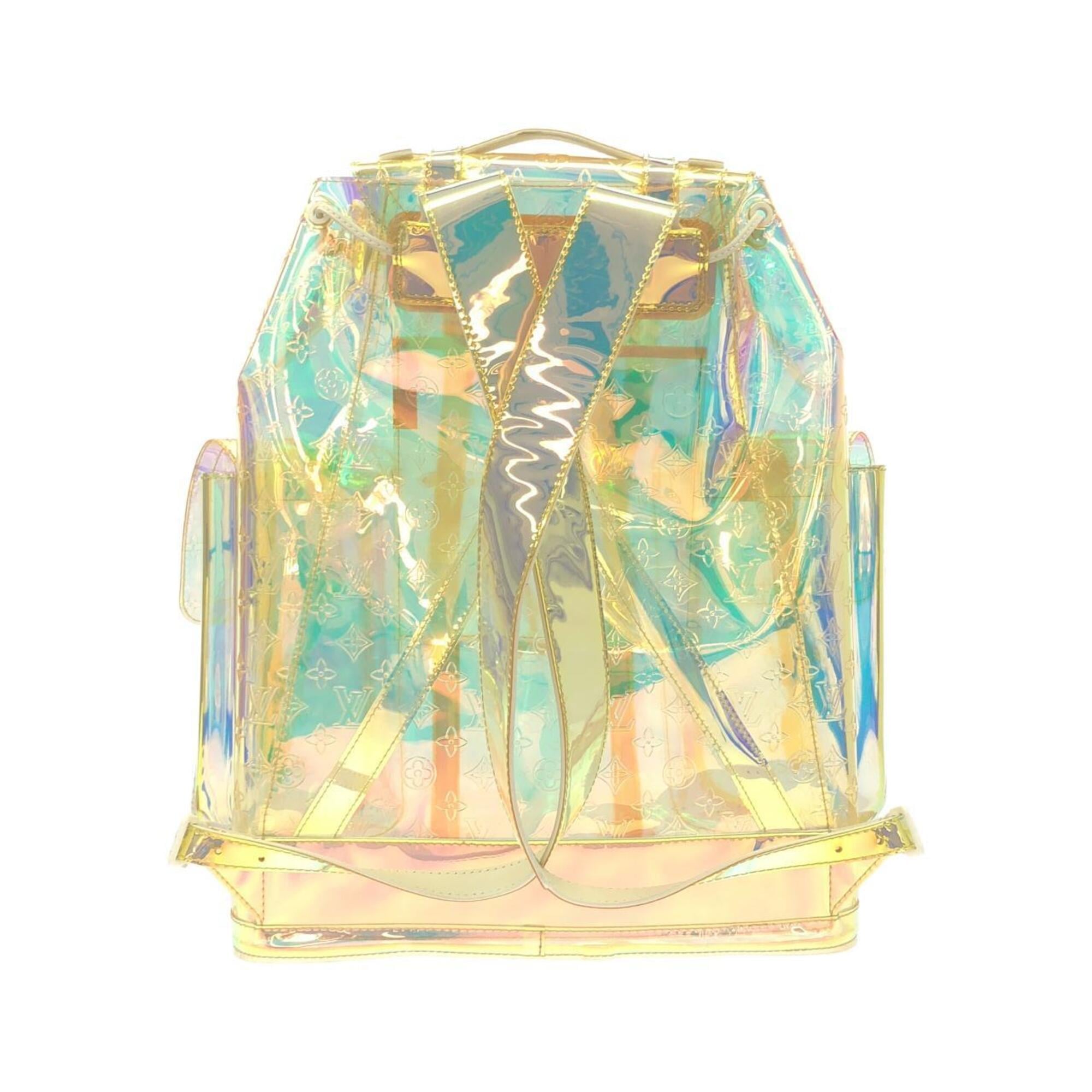 Louis Vuitton Multi-Color White Pvc Backpack (Pre-Owned)