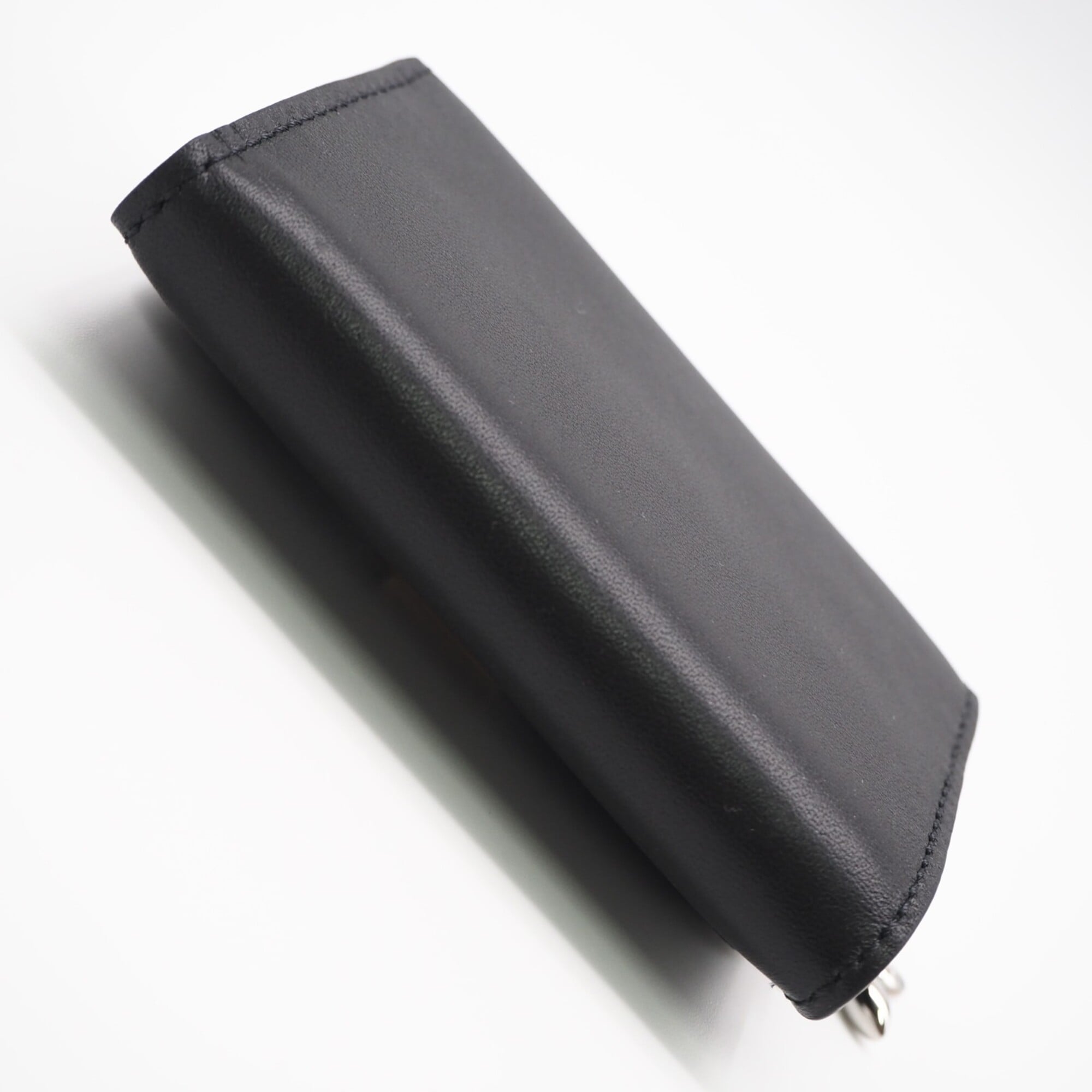 Louis Vuitton Black Leather Wallet (Tri-Fold) (Pre-Owned)