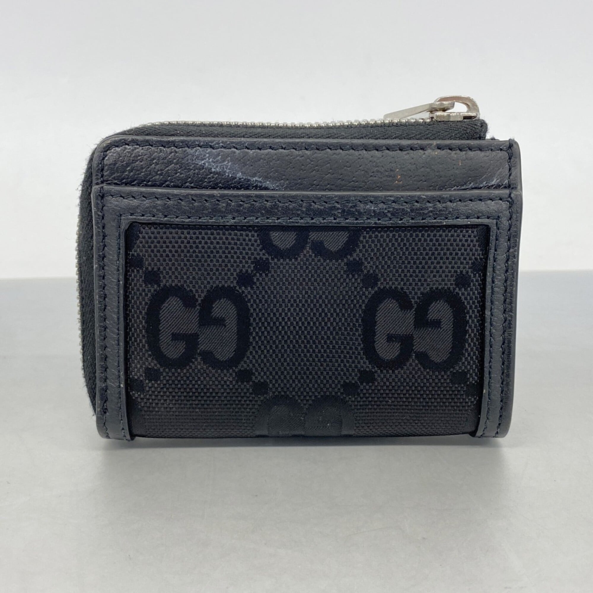 Gucci Black Canvas Wallet (Bi-Fold) (Pre-Owned)