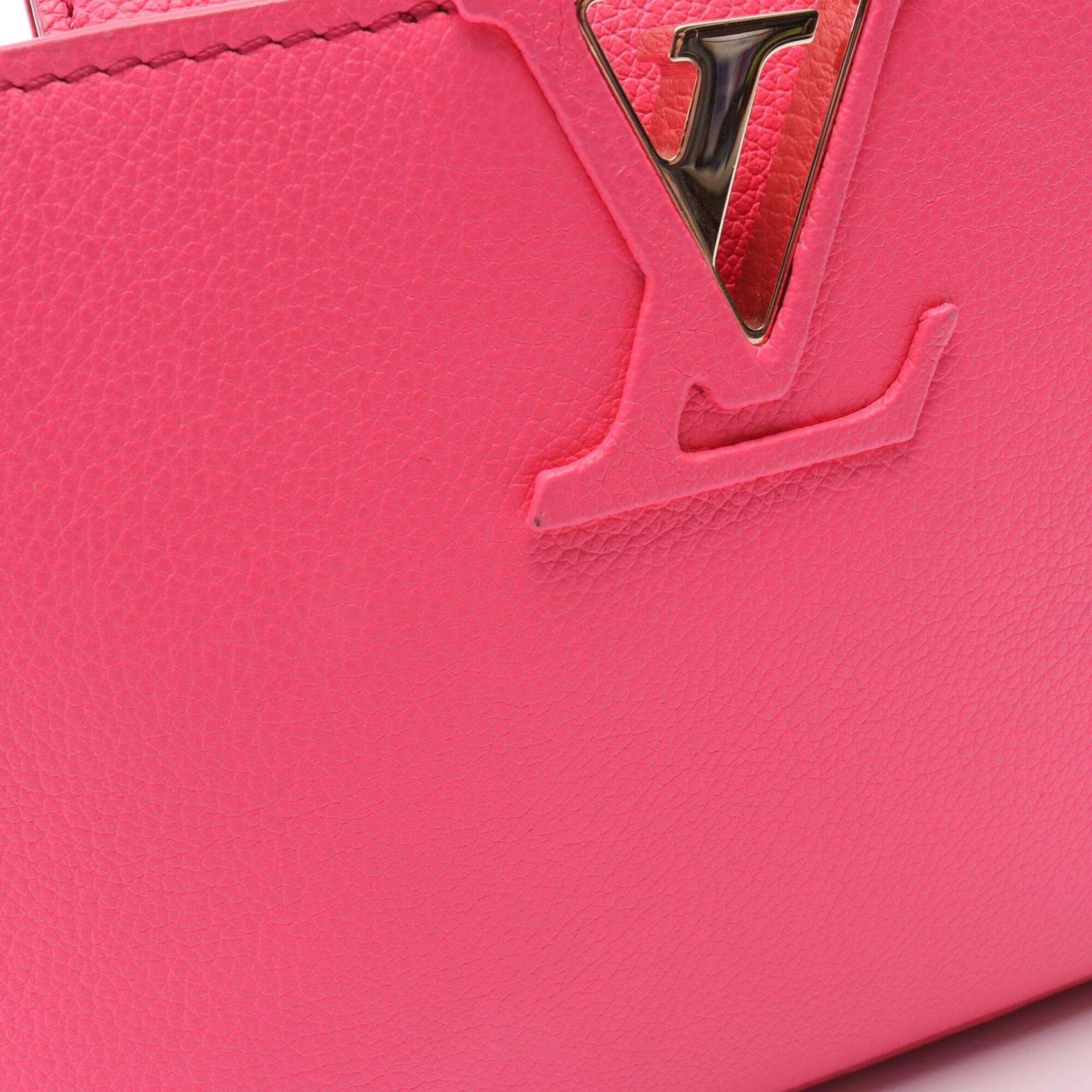 Louis Vuitton Pink Leather Handbag (Pre-Owned)