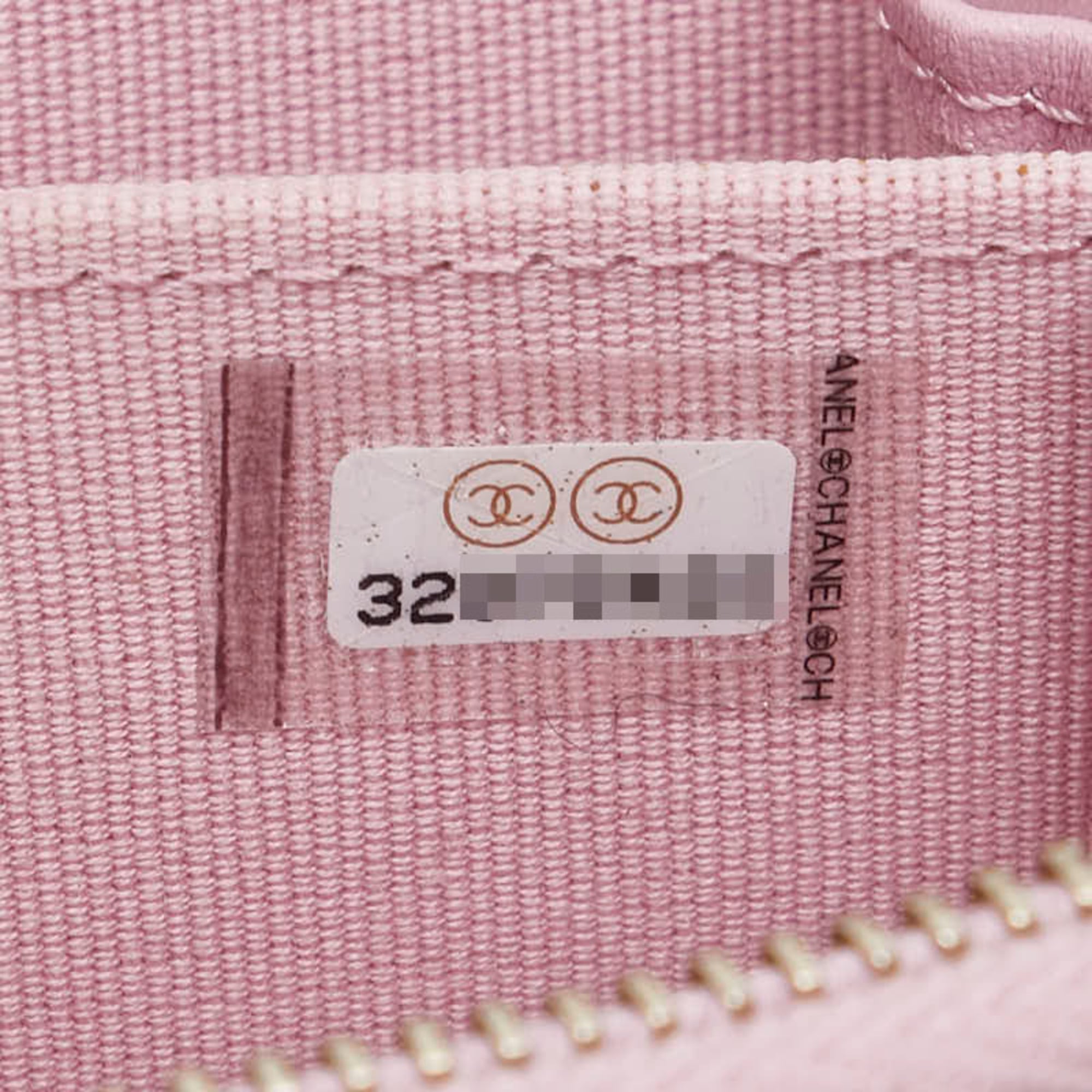 Chanel Matelasse Pink Coin Purse/Coin Case (Pre-Owned)