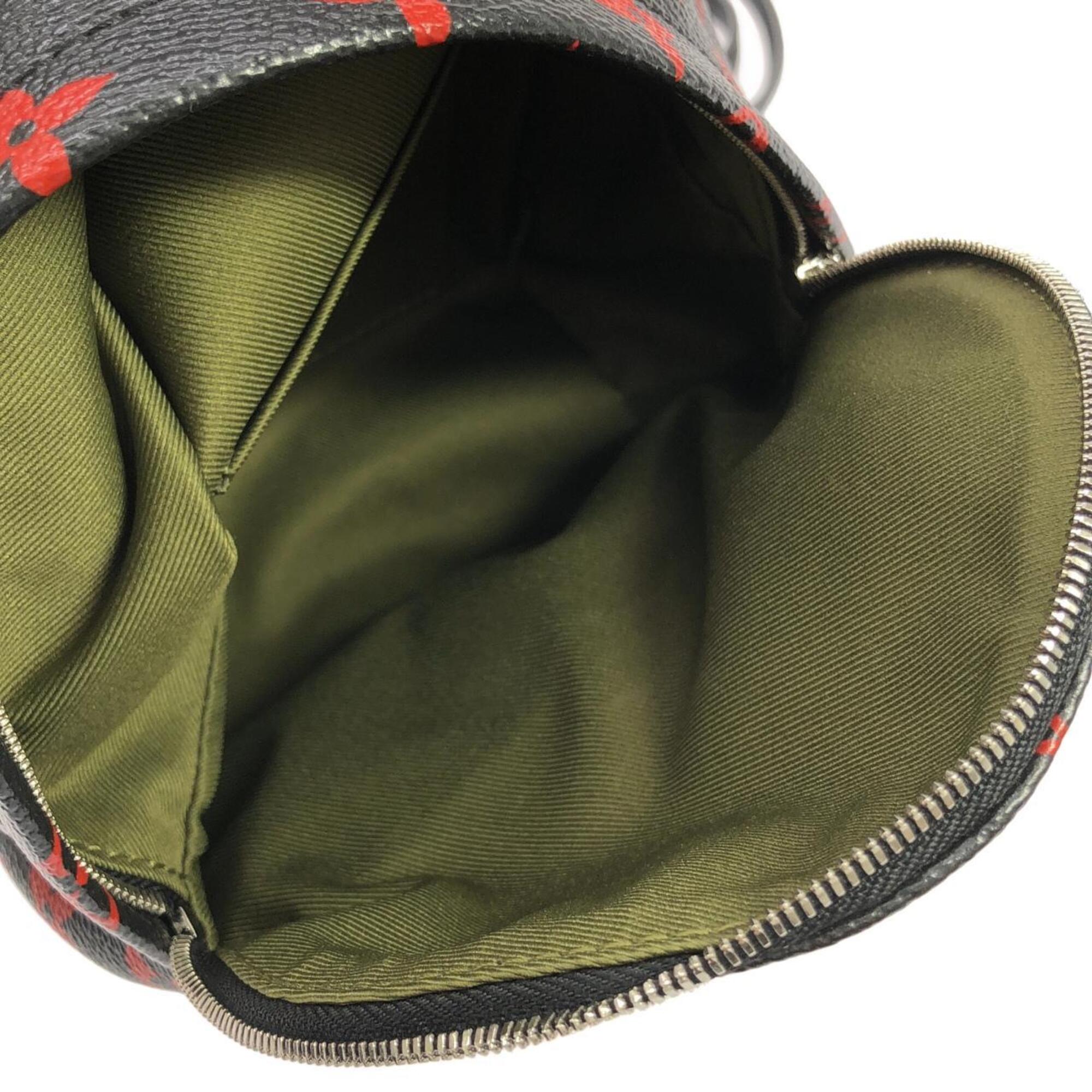 Louis Vuitton Black Rouge Coated Canvas Backpack (Pre-Owned)