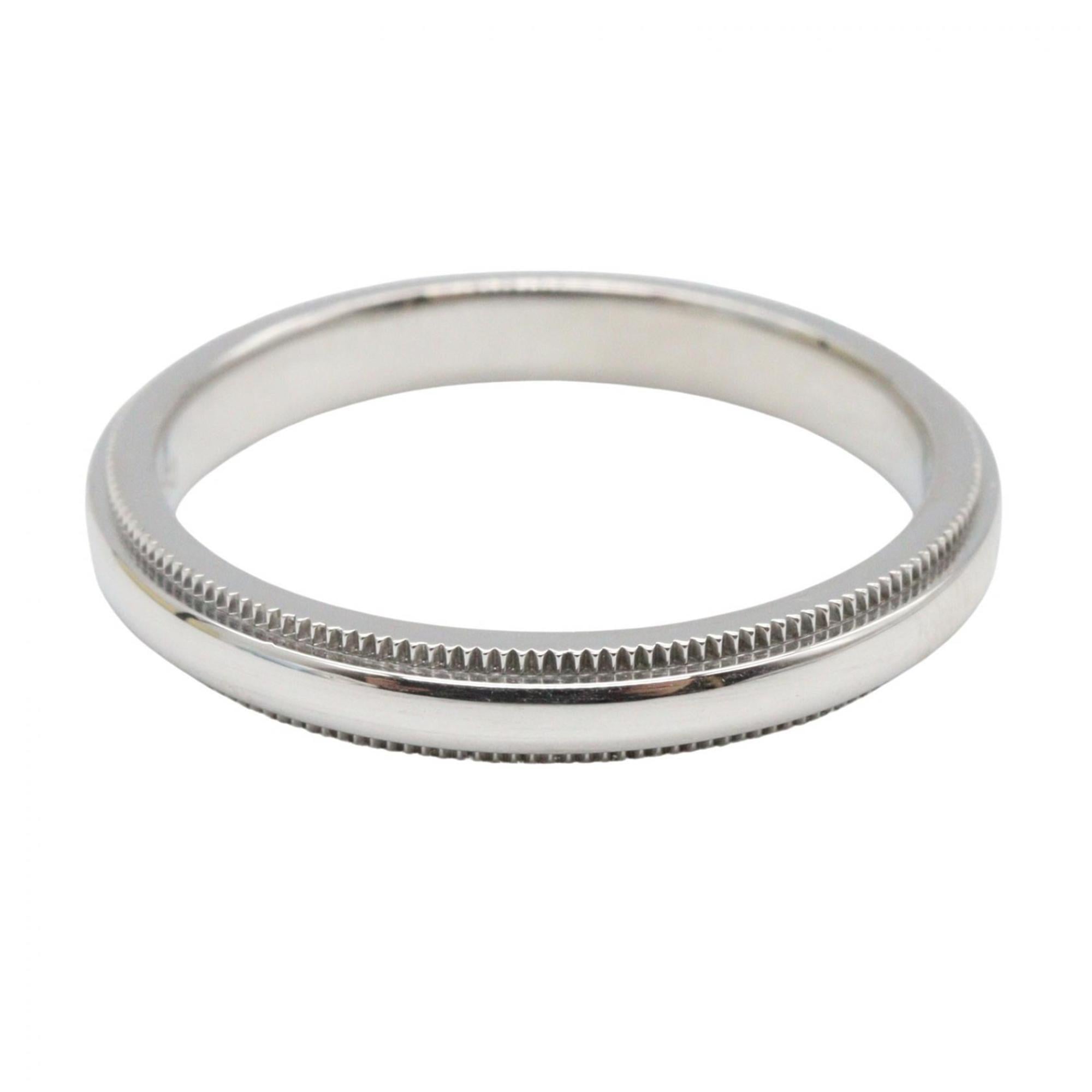 Tiffany Silver Platinum 950 Band Ring (Pre-Owned)