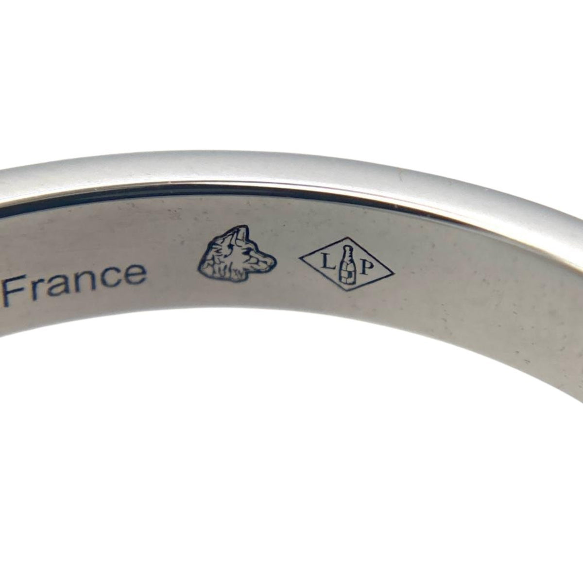 Hermes Platinum 950 Band Ring (Pre-Owned)