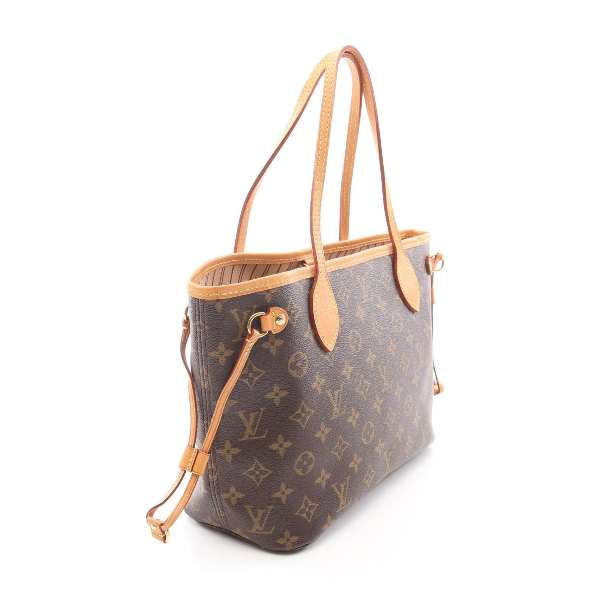 Louis Vuitton Brown Monogram Pvc Coated Canvas Leather Handbag Tote Bag (Pre-Owned)