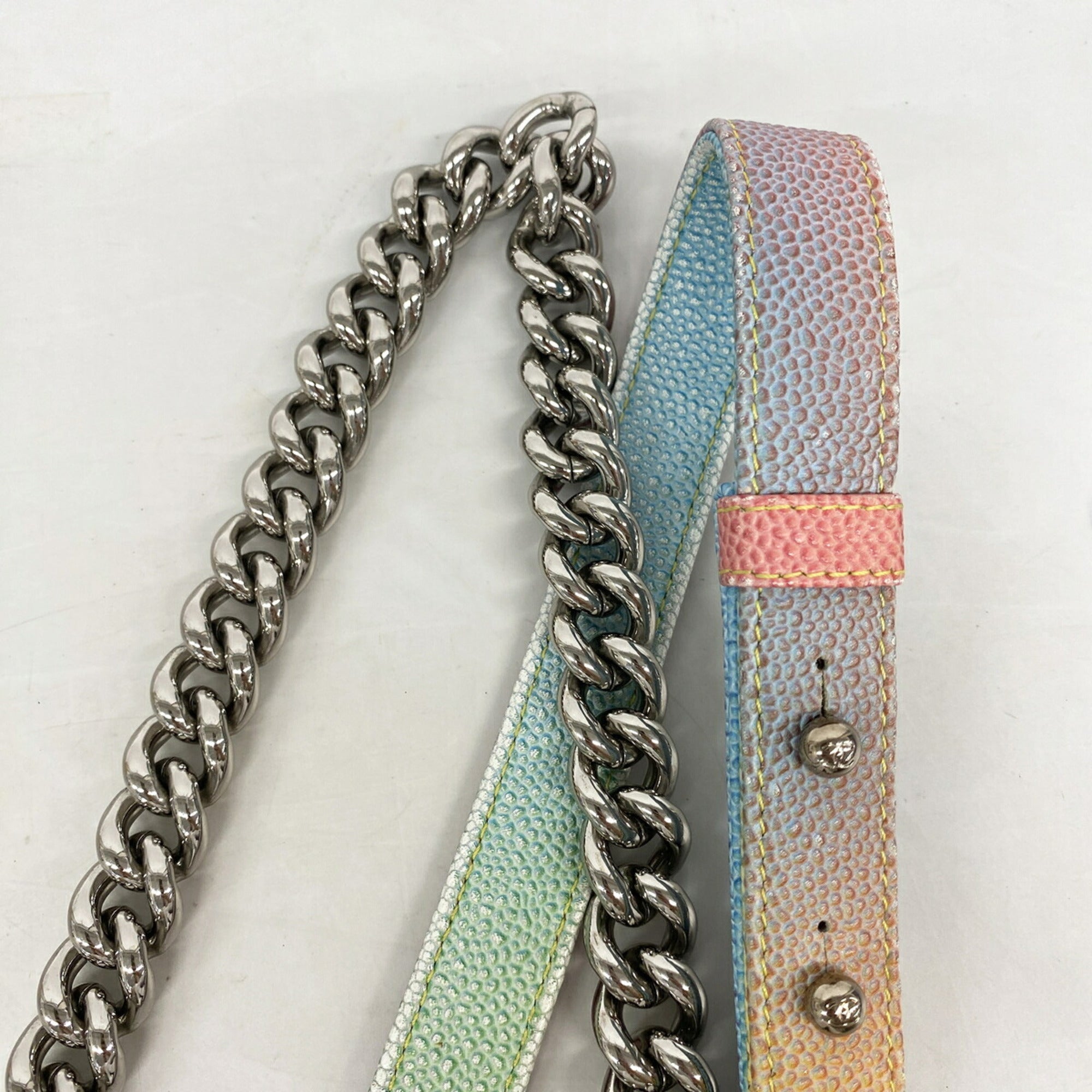 Chanel Multi-Color Grained Calfskin Shoulder Bag (Pre-Owned)