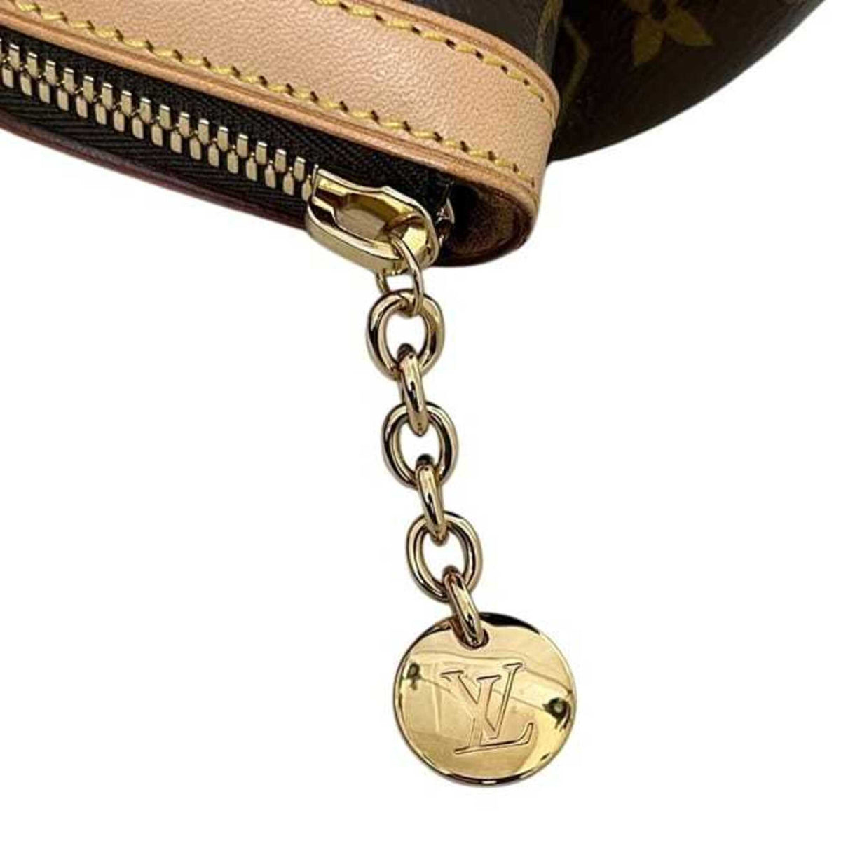 Louis Vuitton Brown Monogram Leather Handbag (Pre-Owned)
