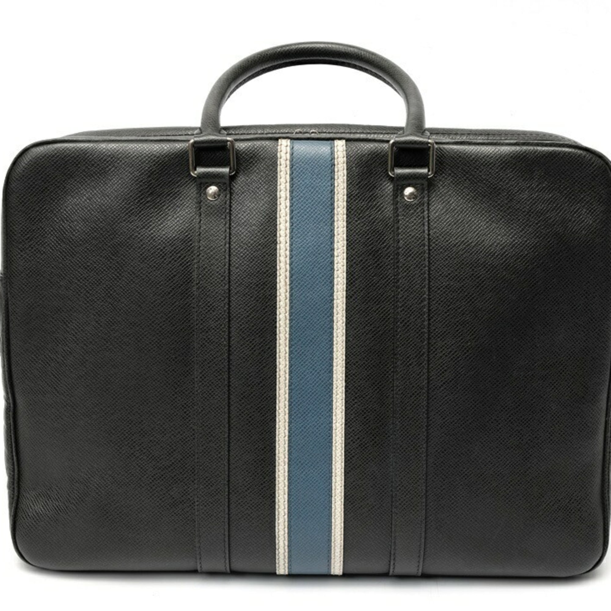 Louis Vuitton Ardoise Gray Taiga Leather Leather Document Case (Pre-Owned)