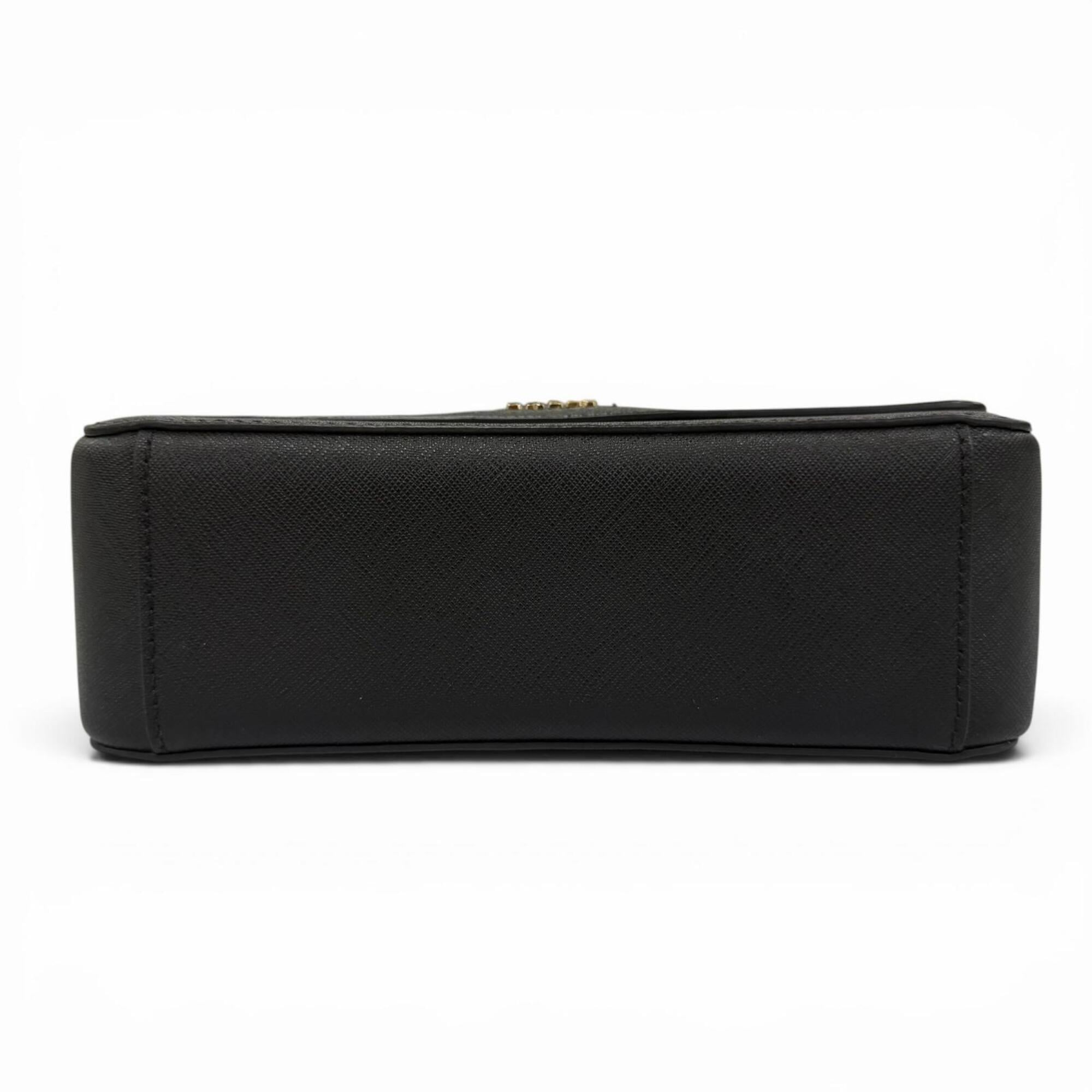 Bally Black Leather Shoulder Bag (Pre-Owned)