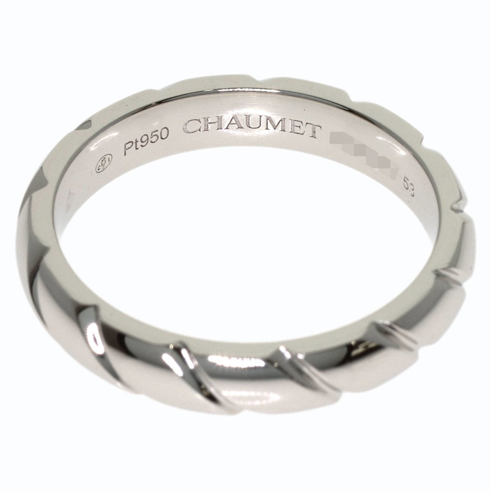 Chaumet Platinum 950 Band Ring (Pre-Owned)