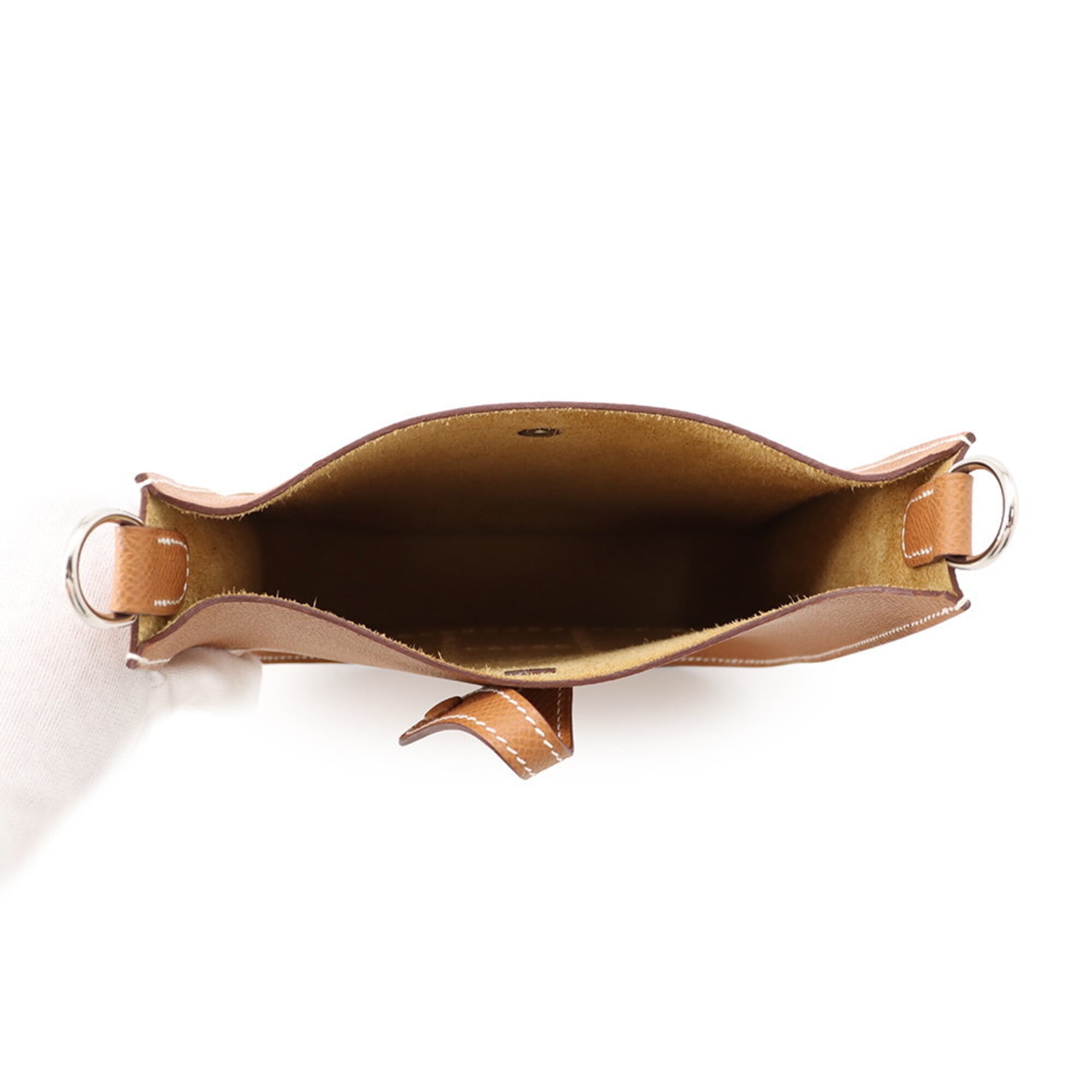 Hermes Sellier Gold Epsom Leather Handbag (Pre-Owned)