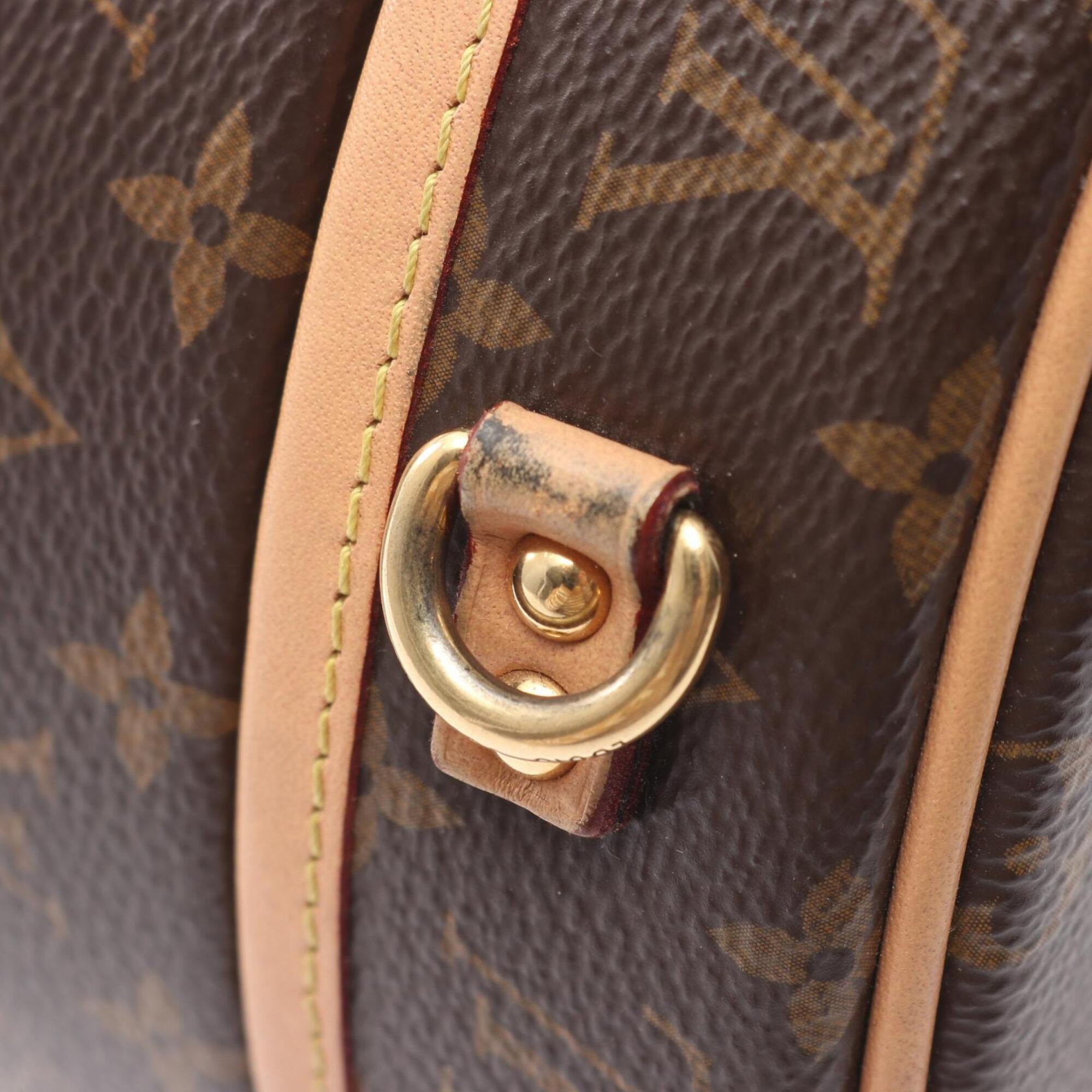 Louis Vuitton Brown Monogram Coated Canvas Leather Handbag (Pre-Owned)