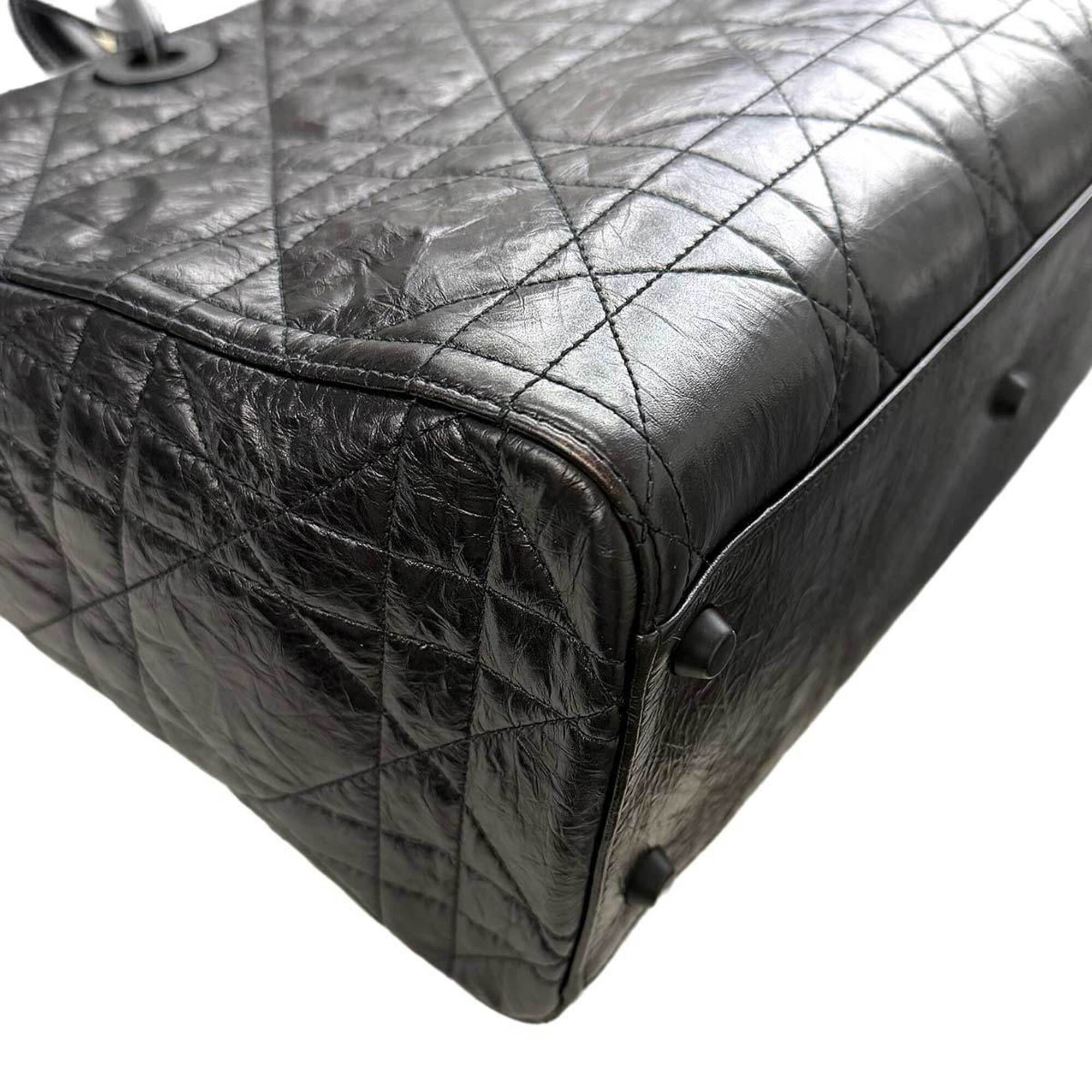Christian Dior Black Leather Handbag (Pre-Owned)