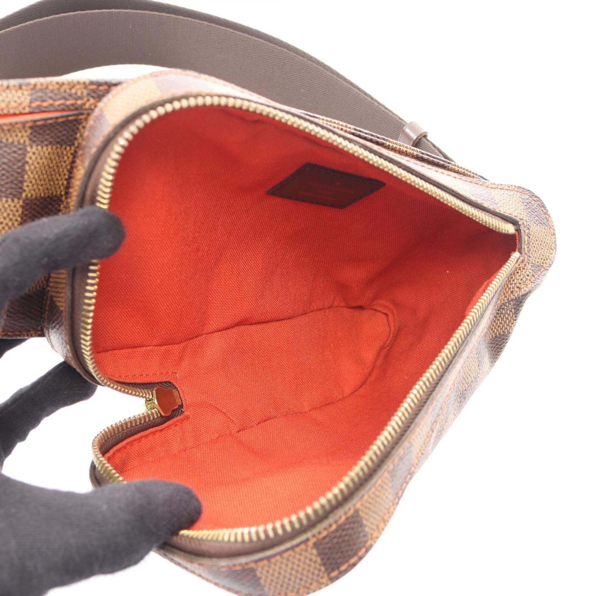 Louis Vuitton Brown Coated Canvas Fanny Pack Sling Bag (Pre-Owned)