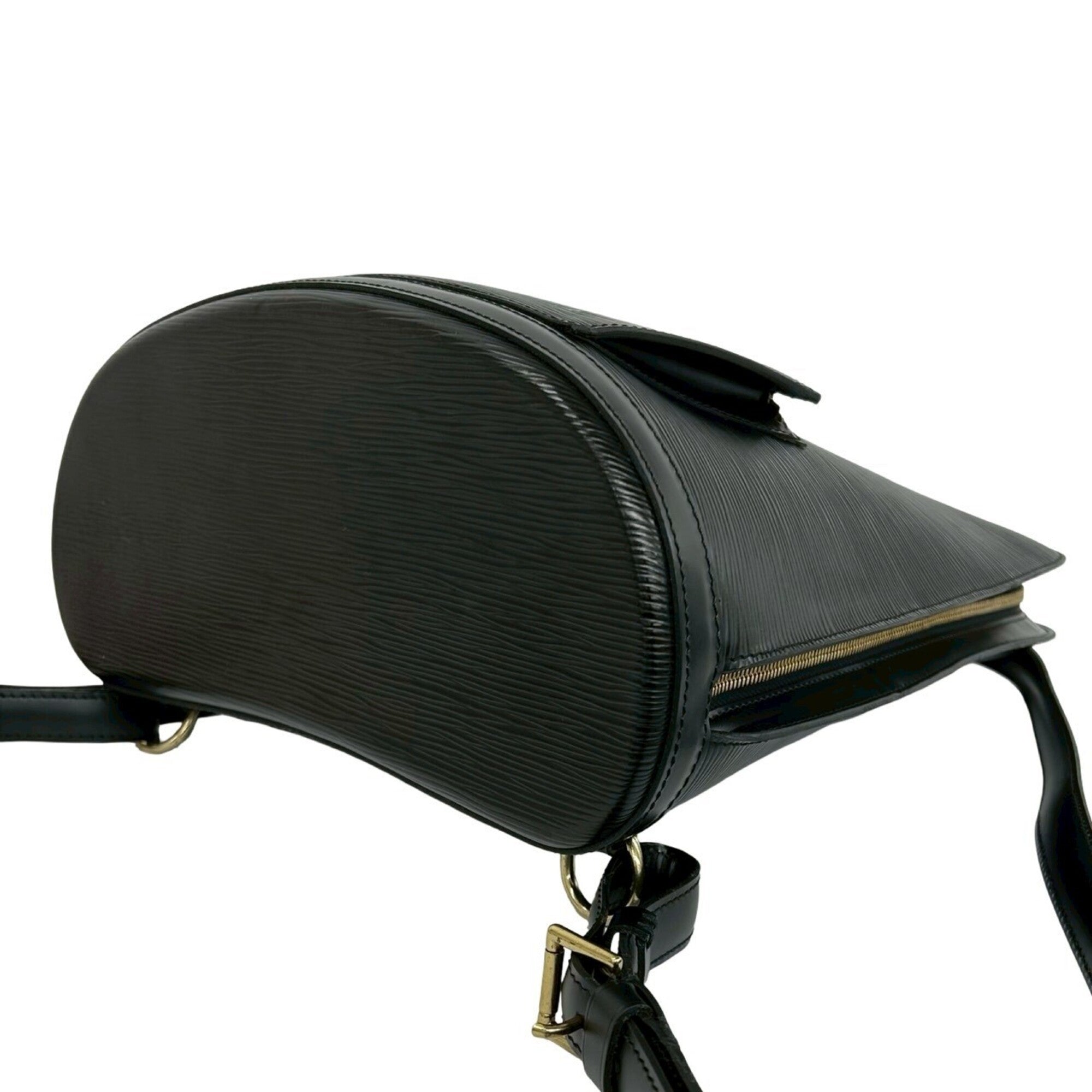Louis Vuitton Black Leather Backpack (Pre-Owned)