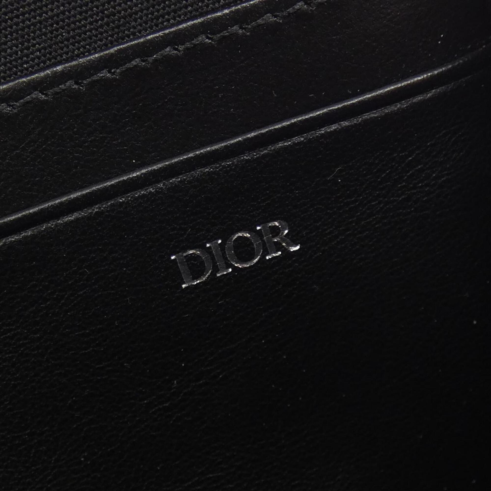 Christian Dior Beige Navy Handbag (Pre-Owned)