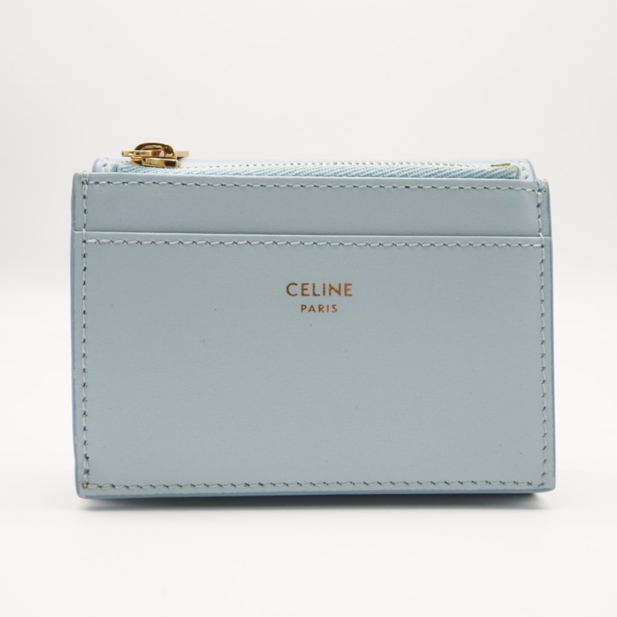 Celine Blue Wallet (Tri-Fold) (Pre-Owned)