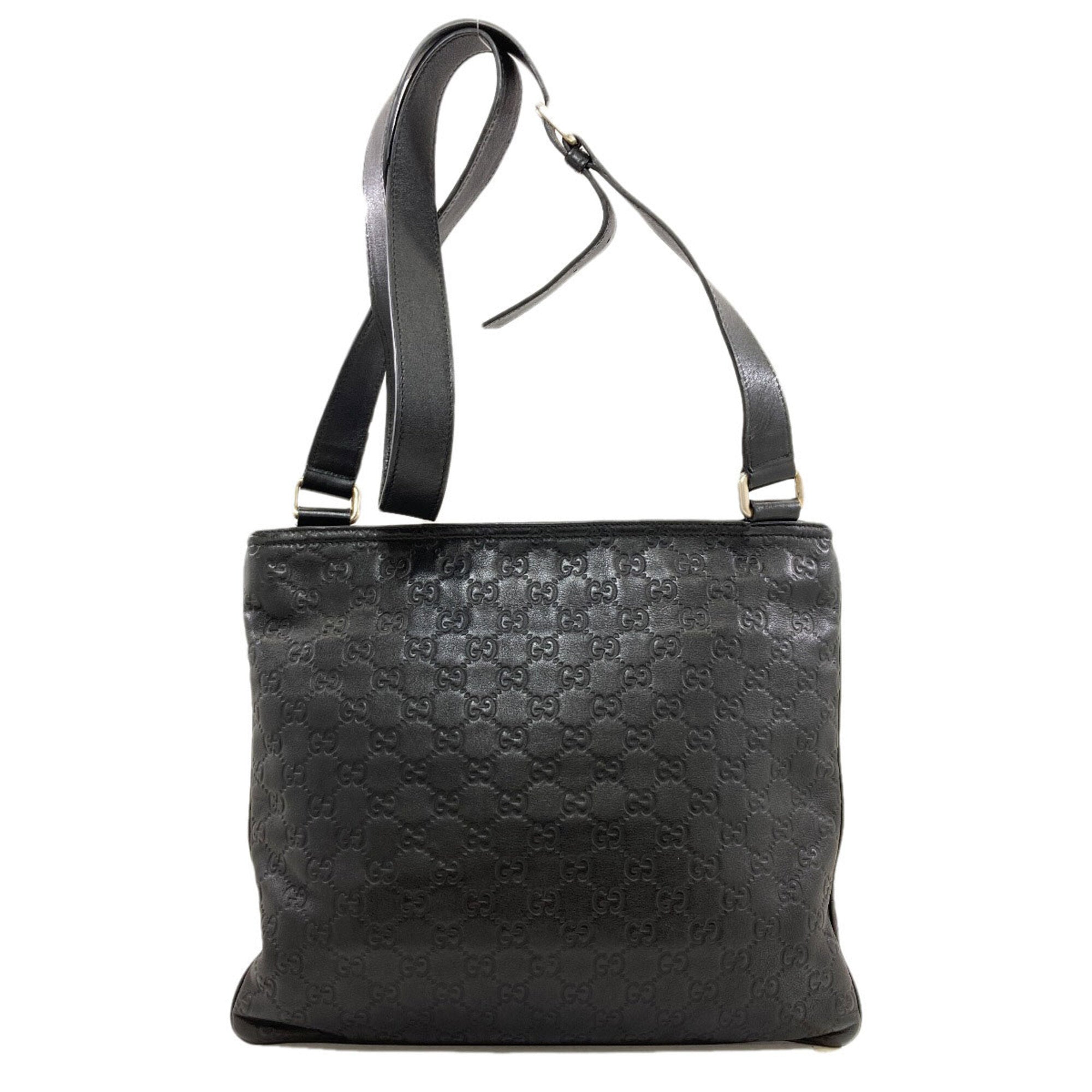 Gucci Black Leather Shoulder Bag (Pre-Owned)