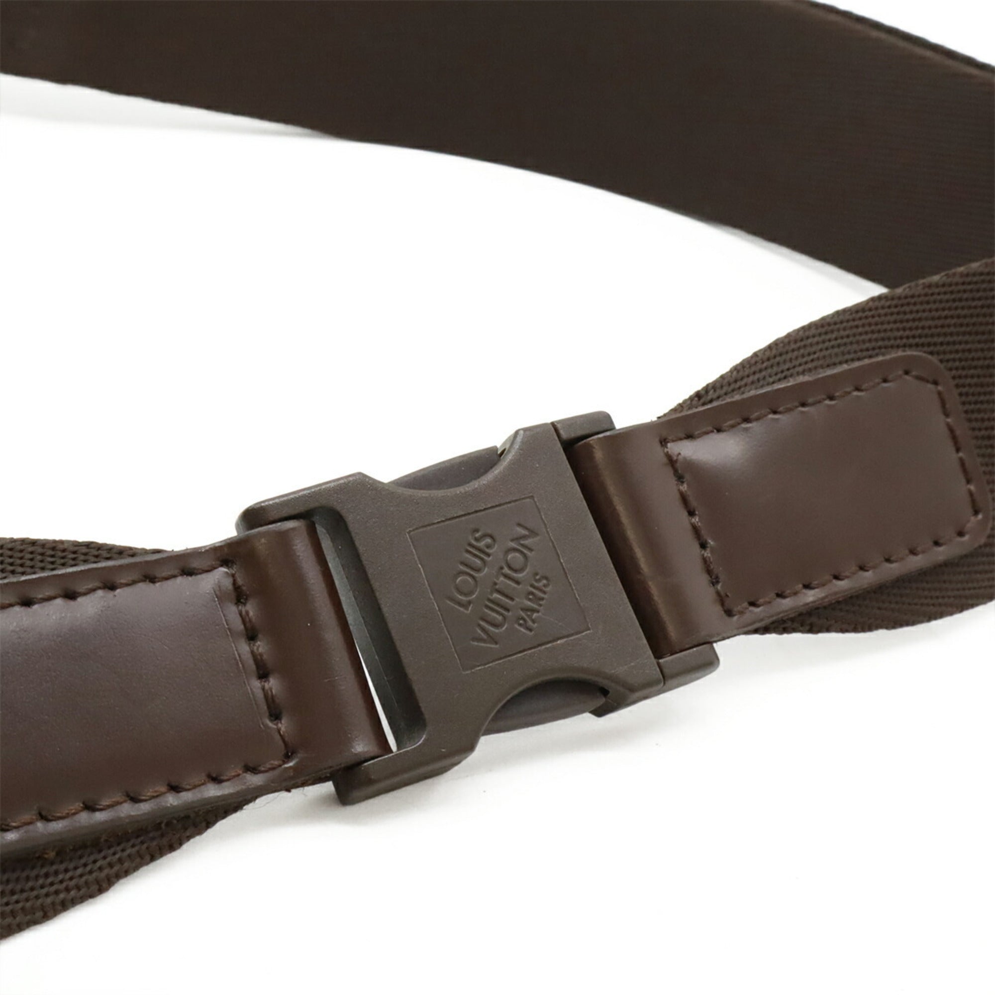 Louis Vuitton Brown Damier Canvas Pvc Fanny Pack (Pre-Owned)