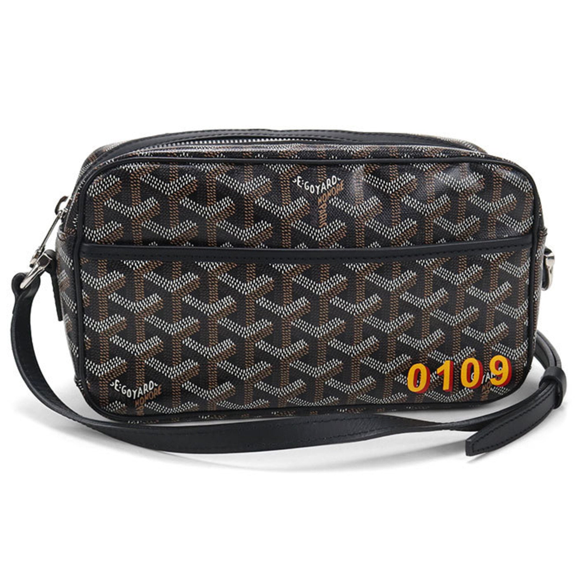 Goyard Black Canvas Shoulder Bag (Pre-Owned)