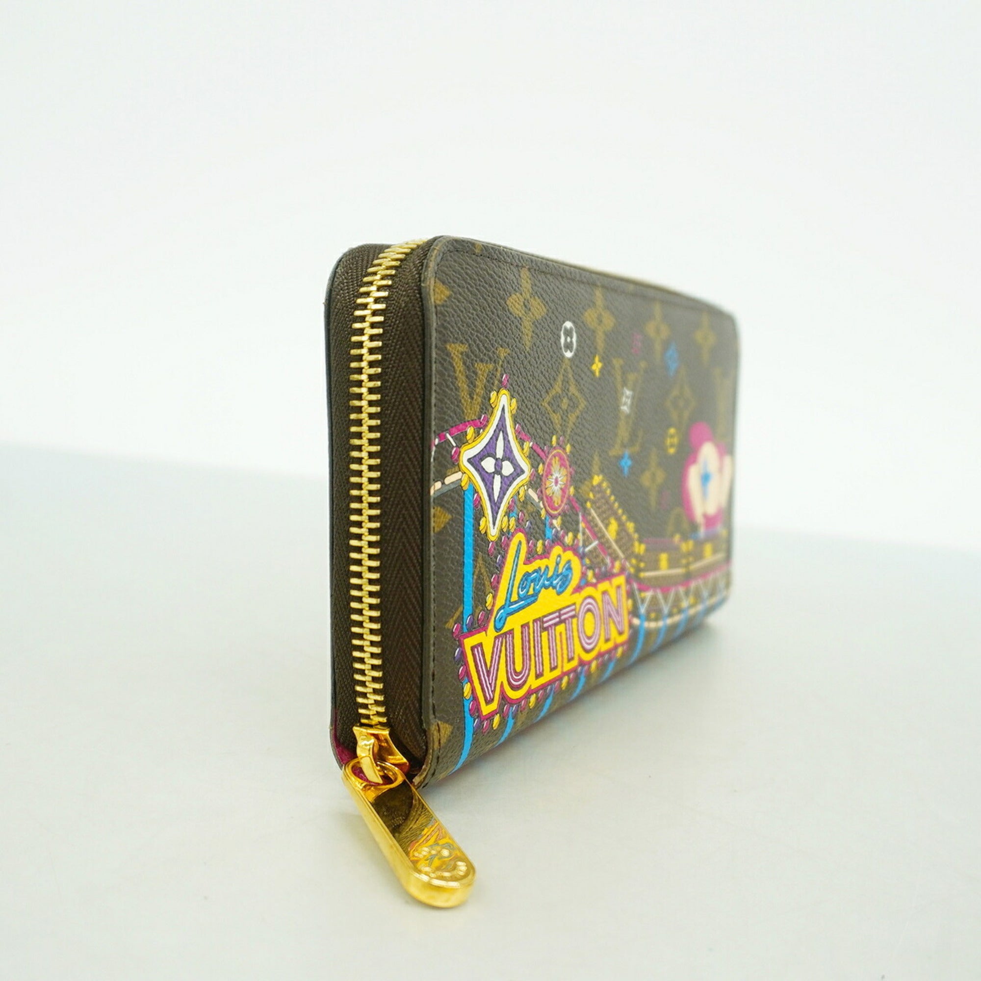 Louis Vuitton Brown Multi-Color Long Wallet (Bi-Fold) (Pre-Owned)