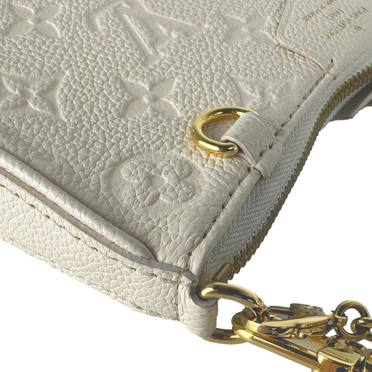 Louis Vuitton Cream Monogram Empreinte Shoulder Bag (Pre-Owned)