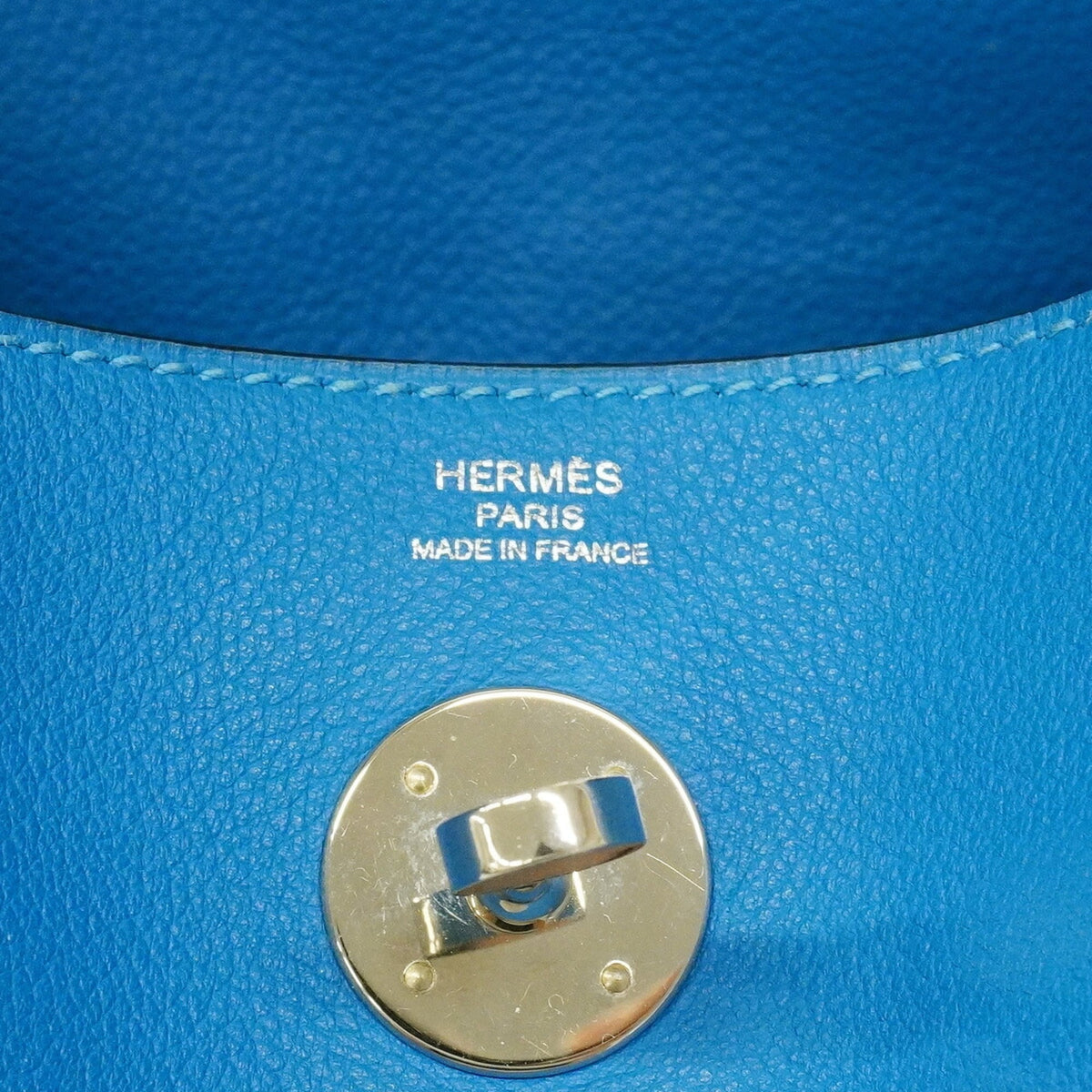 Hermes Blue Handbag (Pre-Owned)