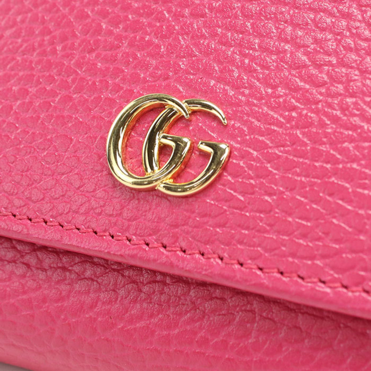 Gucci Pink Leather Wallet (Bi-Fold) (Pre-Owned)