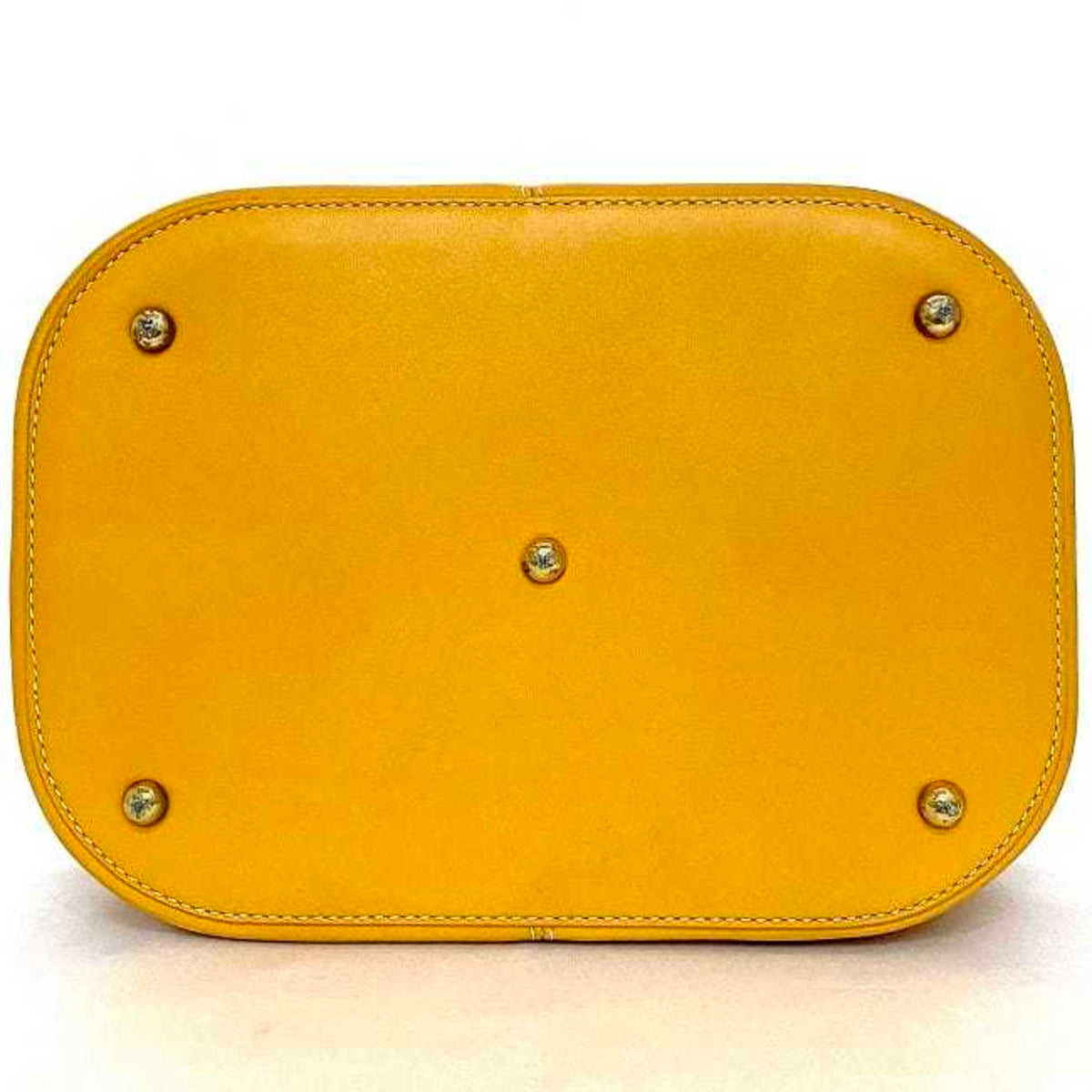 Loewe Anton Orange Leather Pouch Shoulder Bag (Pre-Owned)