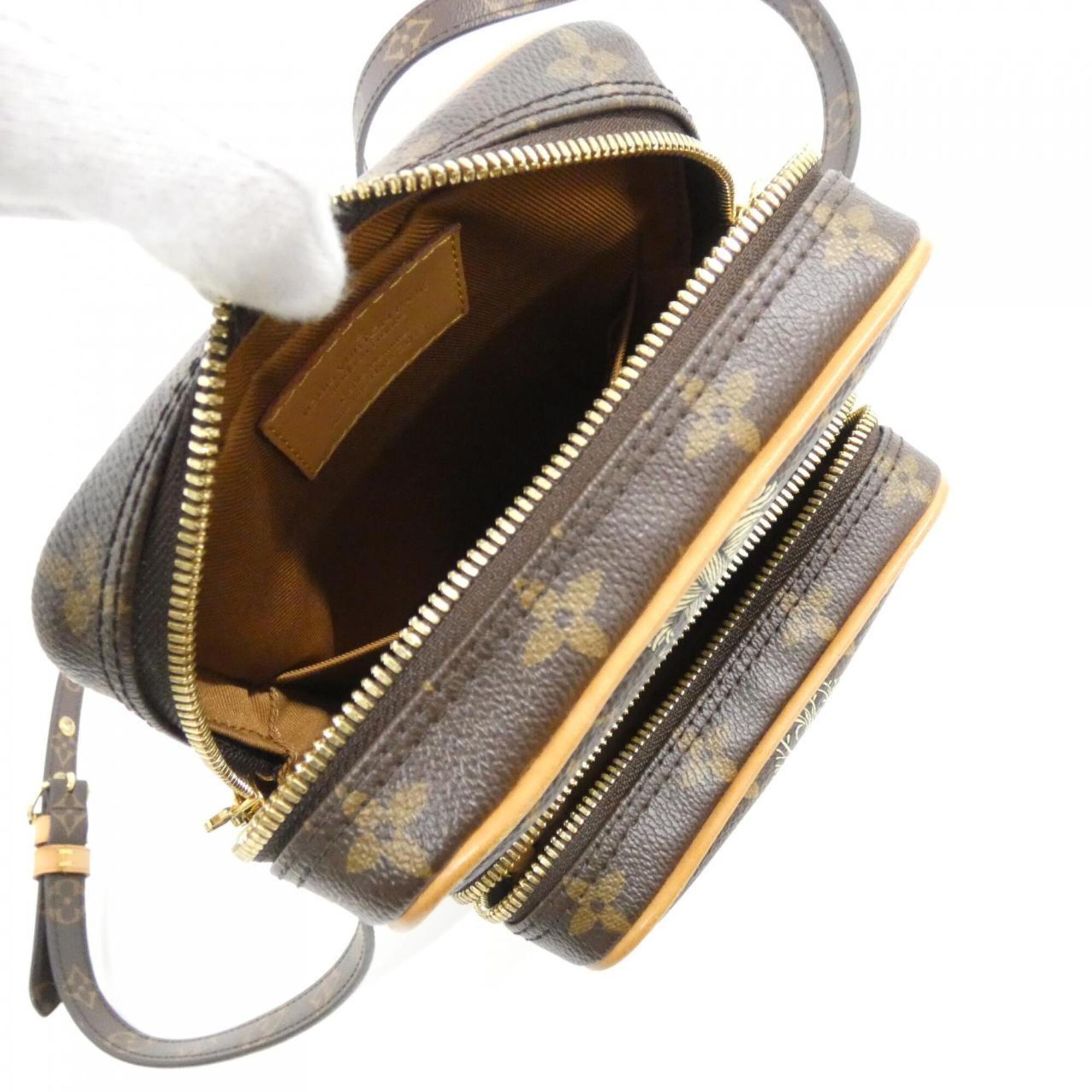 Louis Vuitton Brown Coated Canvas Shoulder Bag (Pre-Owned)