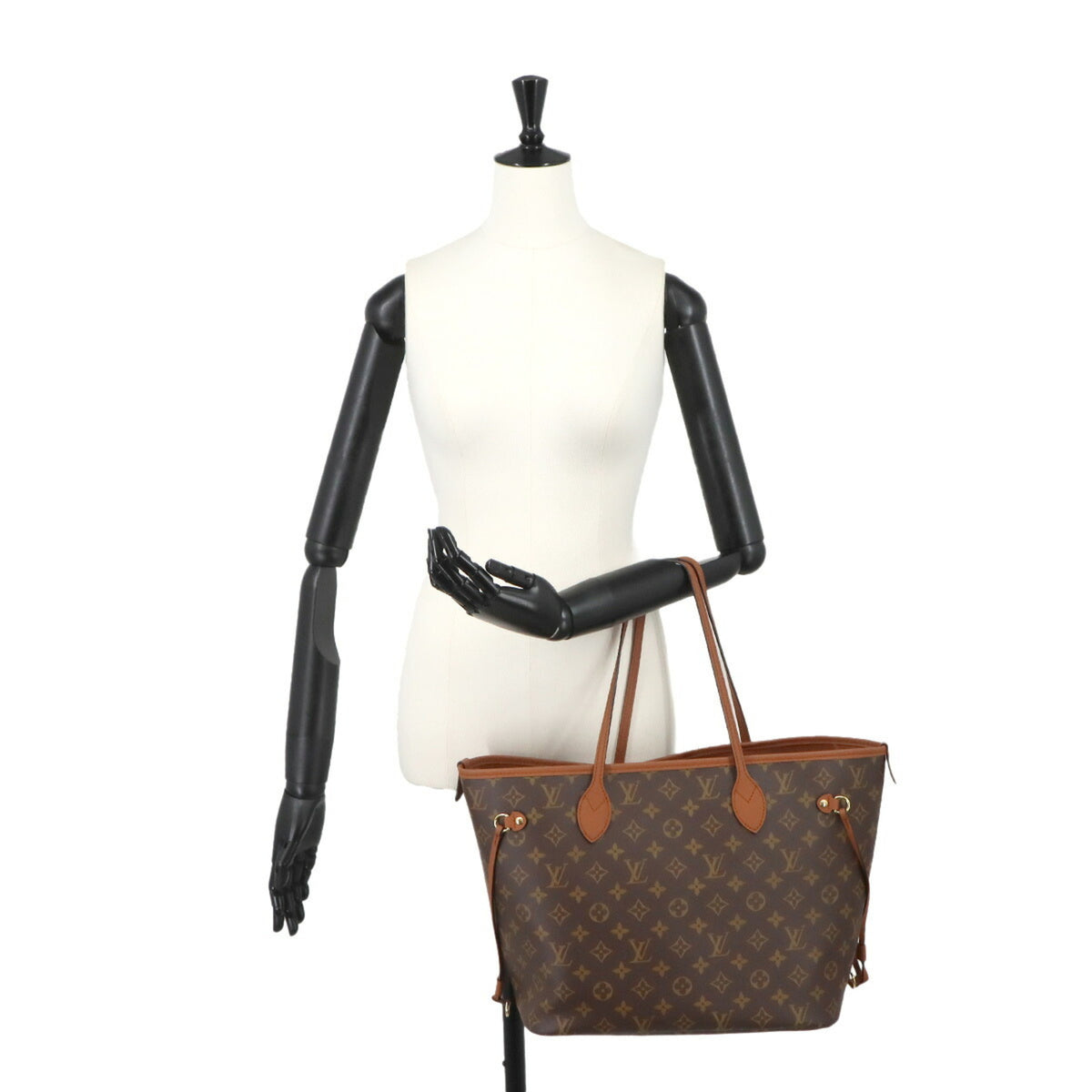 Louis Vuitton Camel Monogram Monogram Canvas Leather Tote Bag (Pre-Owned)