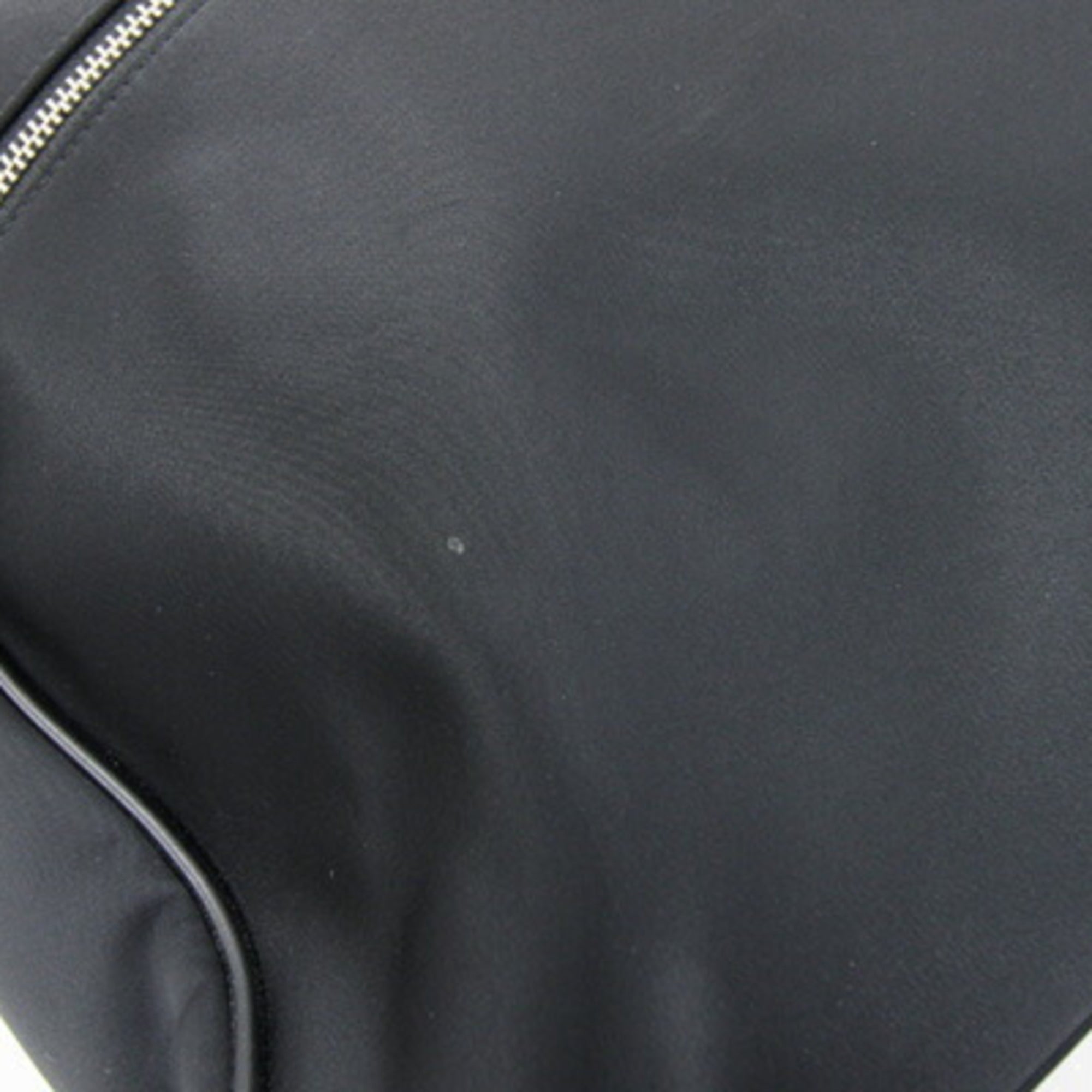 Burberry Black Nylon Leather Boston Bag Shoulder Bag (Pre-Owned)