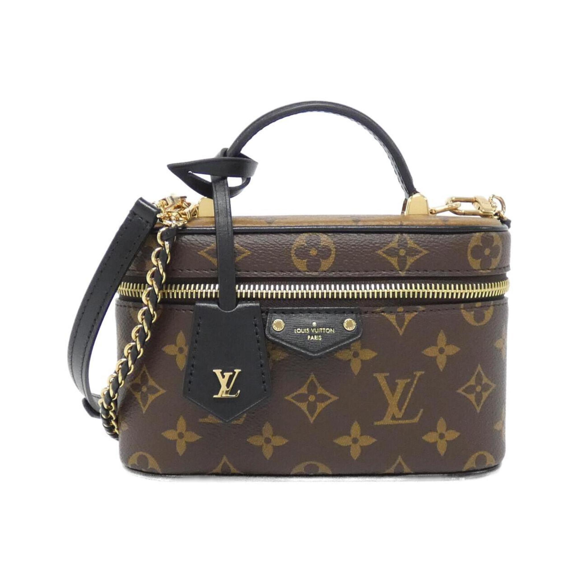 Louis Vuitton Monogram Reverse Marron Coated Canvas Pouch (Pre-Owned)