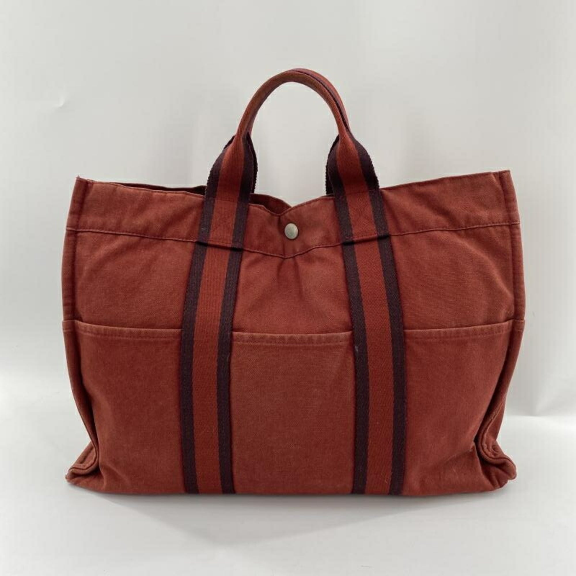 Hermes Red Color Tote Bag (Pre-Owned)