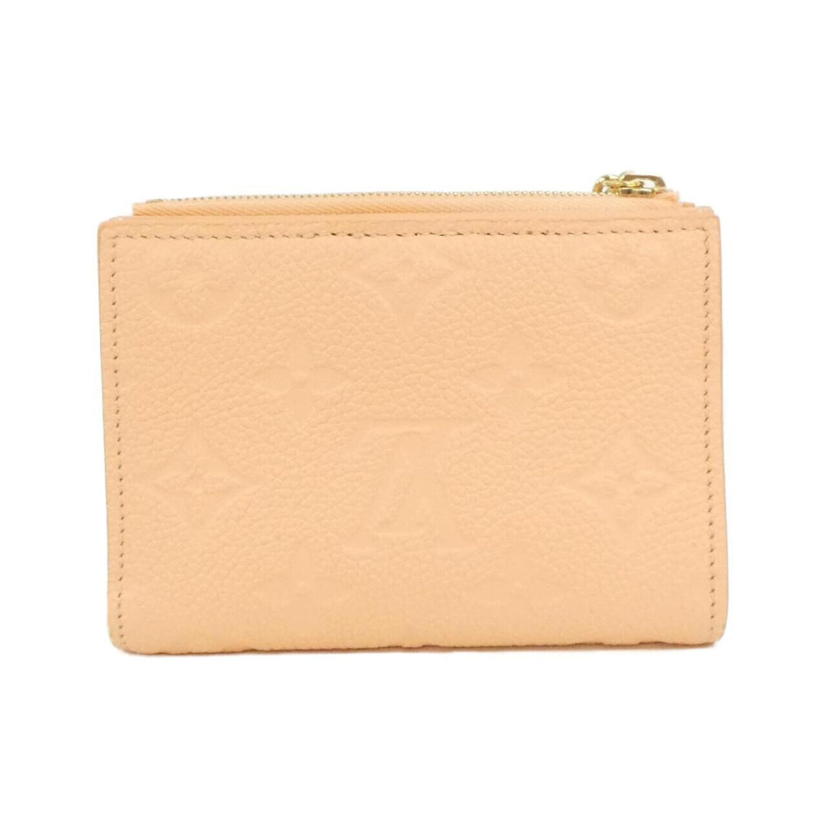 Louis Vuitton Peach Leather Wallet (Bi-Fold) (Pre-Owned)