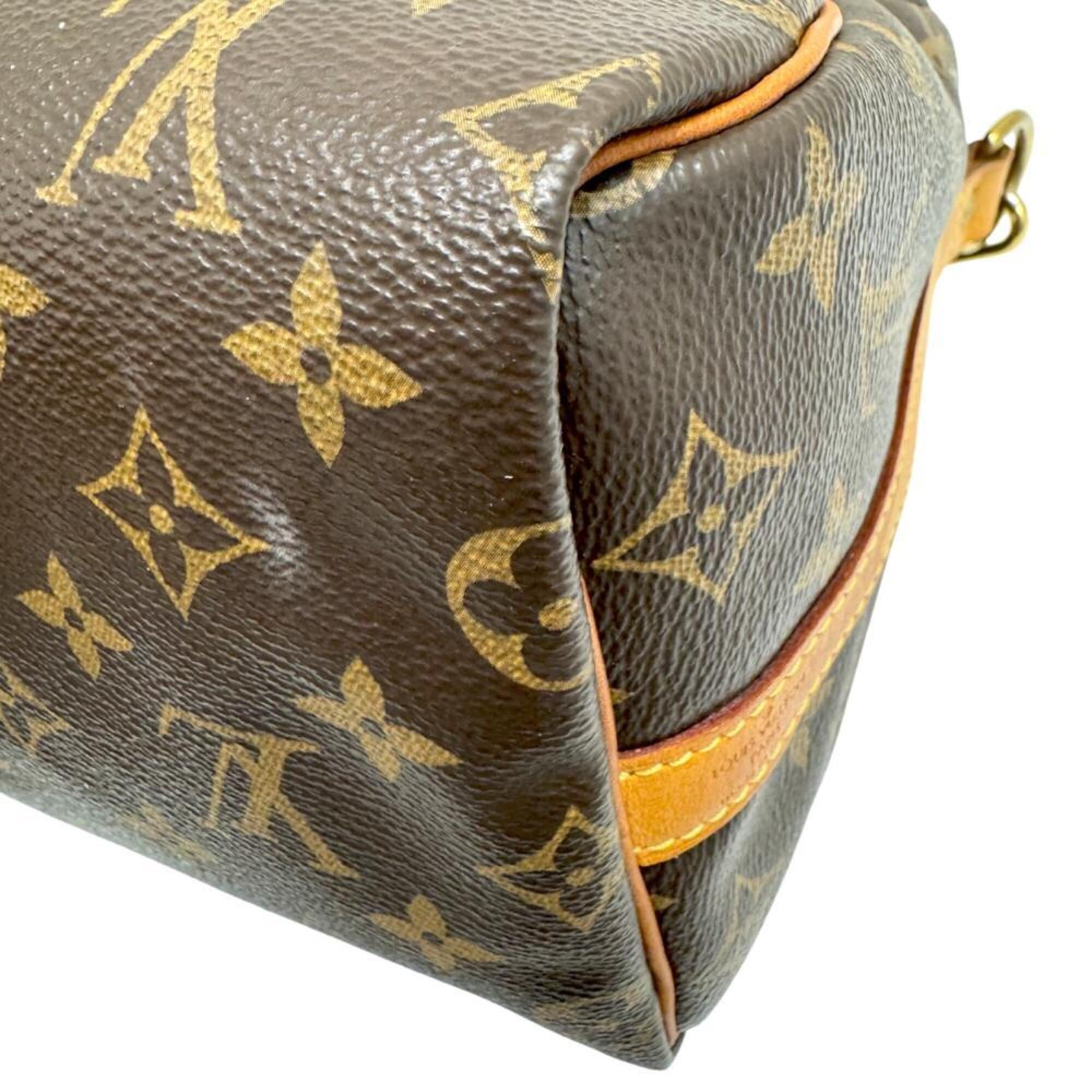 Louis Vuitton Brown Monogram Boston Bag Handbag (Pre-Owned)