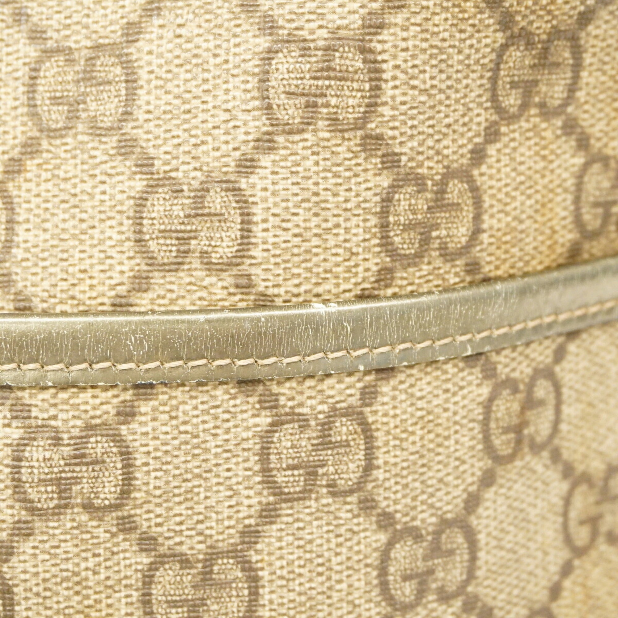 Gucci Brown Pvc Shoulder Bag (Pre-Owned)