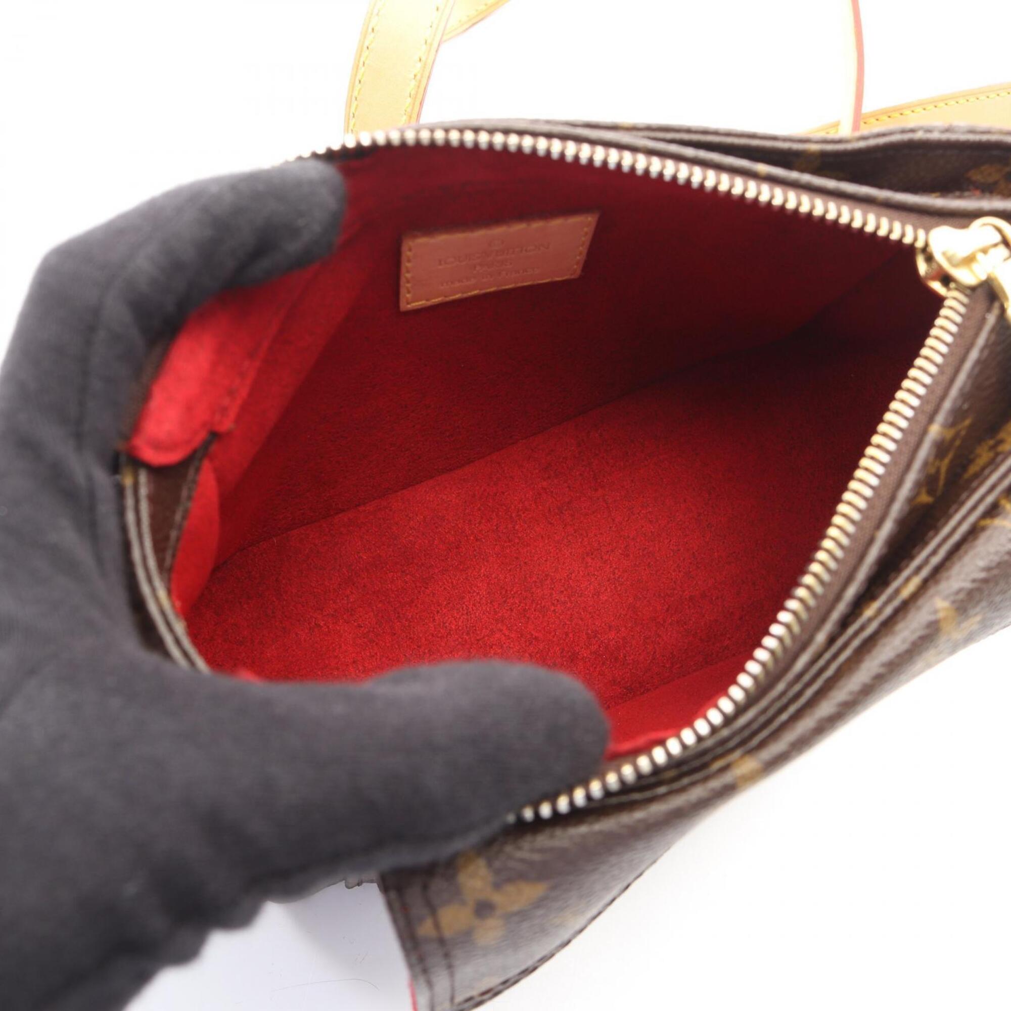 Louis Vuitton Brown Monogram Monogram Leather Handbag Shoulder Bag (Pre-Owned)