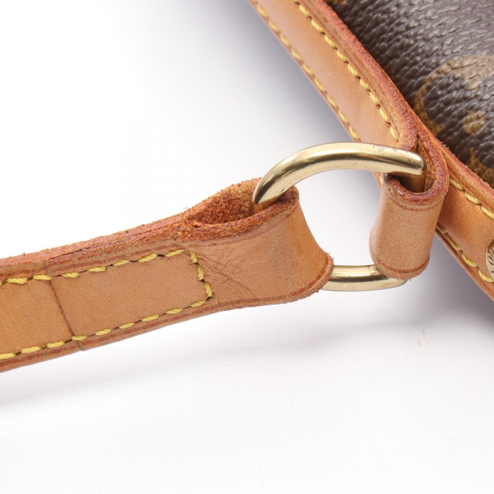 Louis Vuitton Brown Pvc Leather Handbag Shoulder Bag (Pre-Owned)