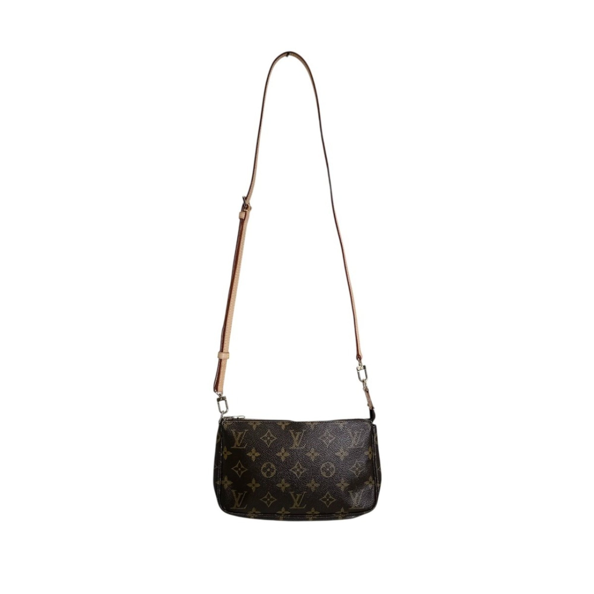Louis Vuitton Monogram Brown Monogram Pochette Pouch Shoulder Bag (Pre-Owned)