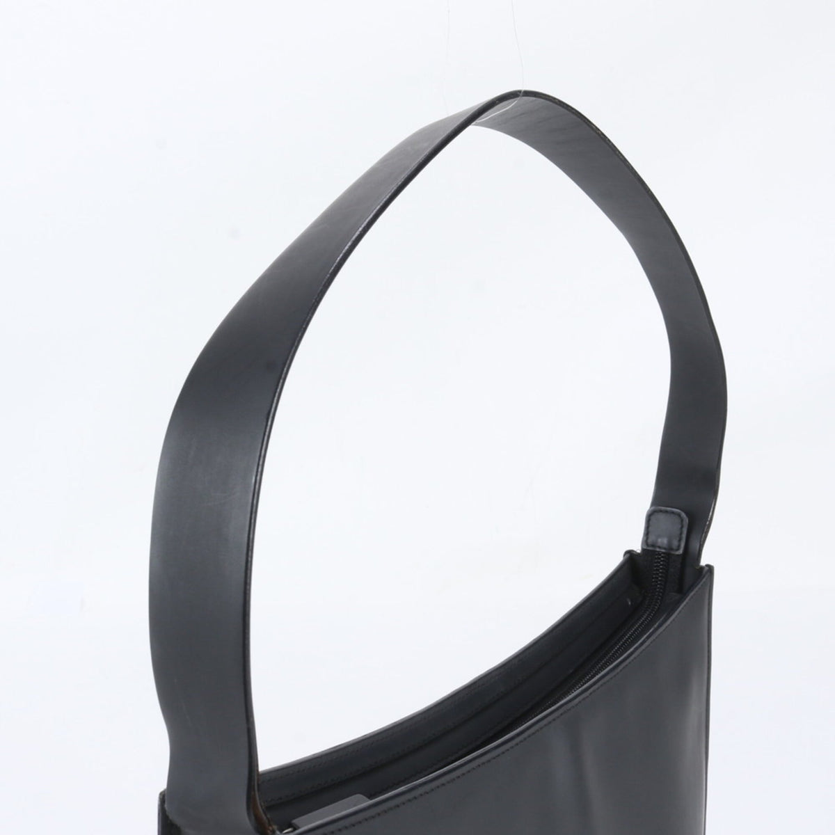 Gucci Black Leather Handbag Shoulder Bag (Pre-Owned)