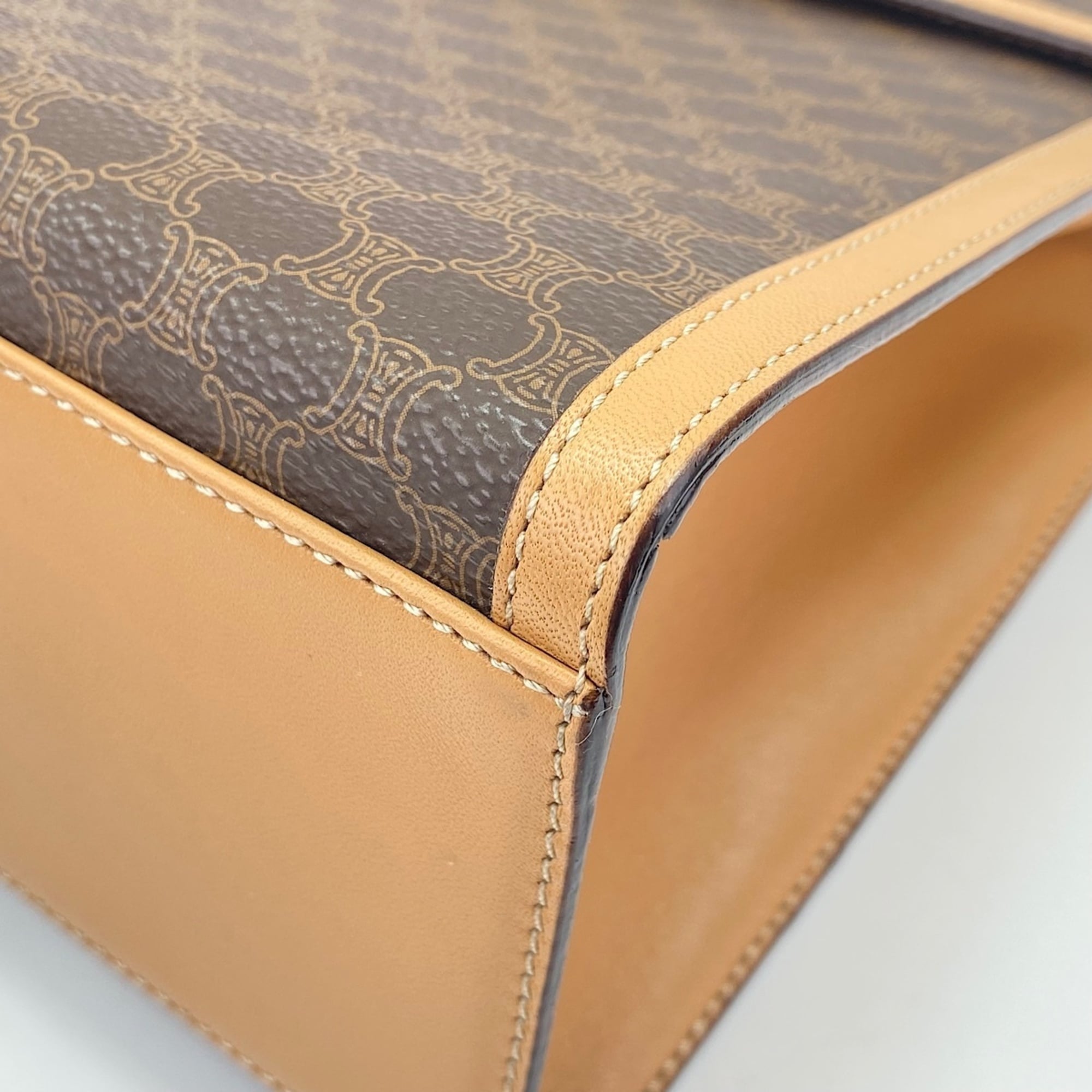 Celine Macadam Brown Handbag (Pre-Owned)